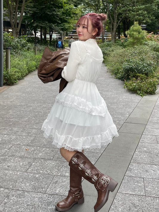 ティアードレースミニワンピース DPB68085