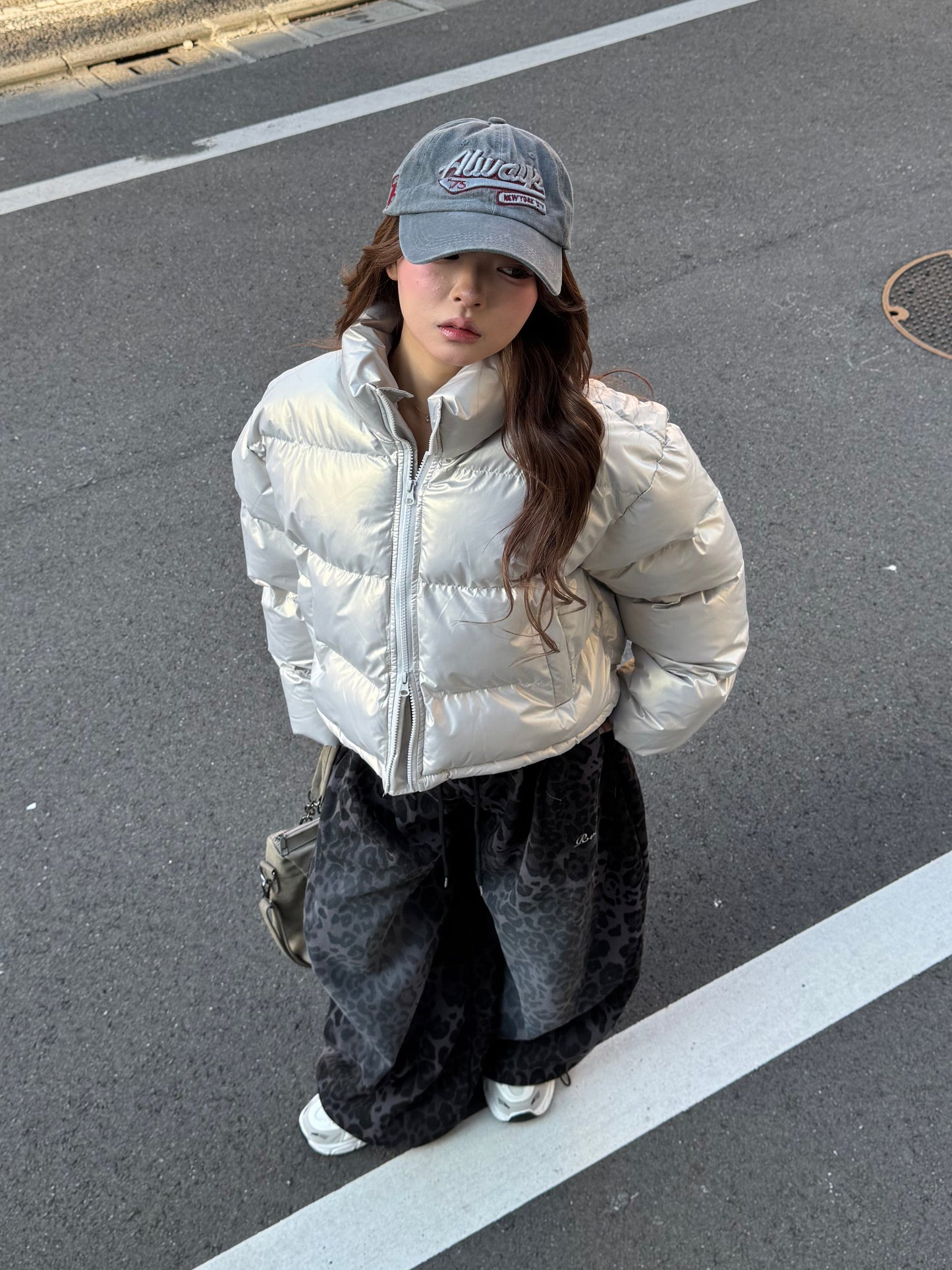 ウォッシュドレオパードスウェットパンツ DPB86171