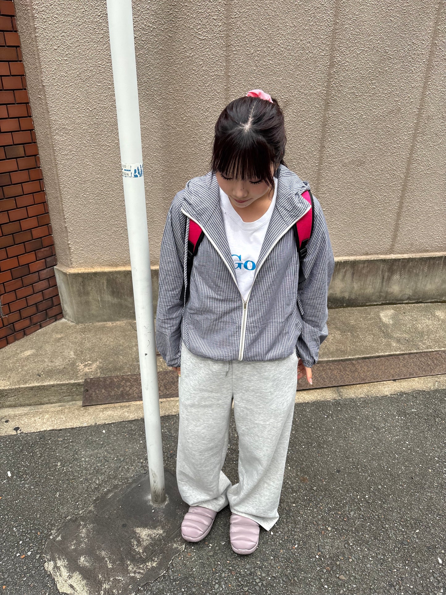 ストライプマウンテンパーカー DPB89081