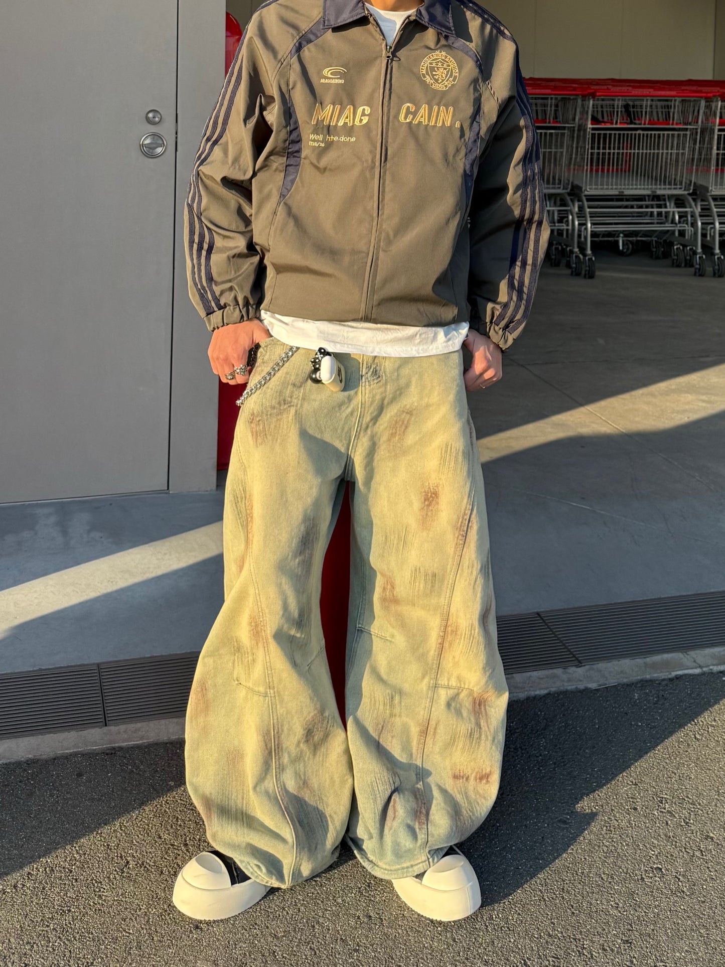 ダメージデザインデニムパンツ DPB90051