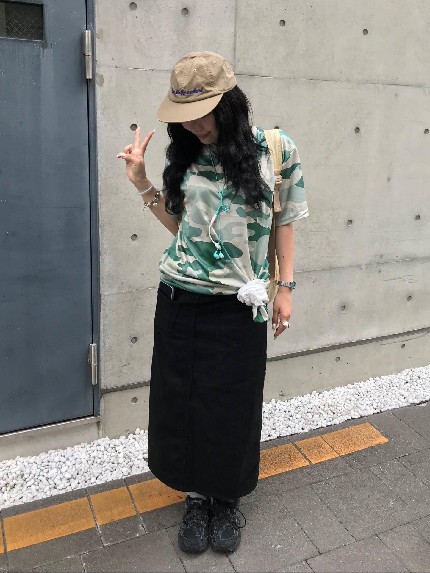 カモフラオーバーTシャツ DPB89284