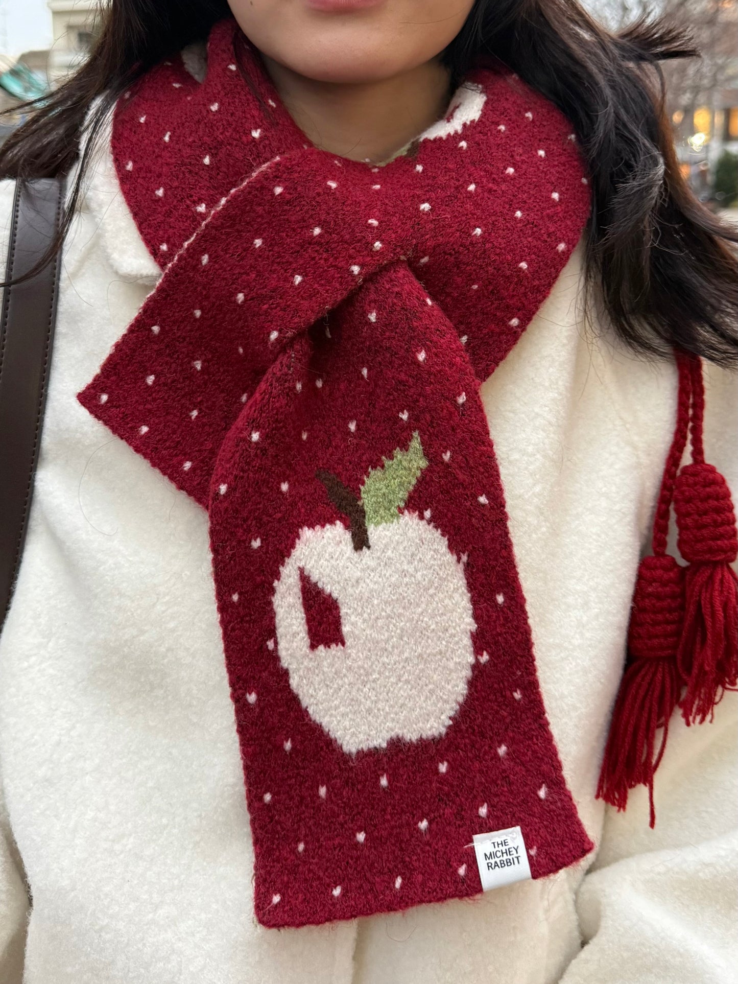 ホワイトアップルスカーフ DPA43750