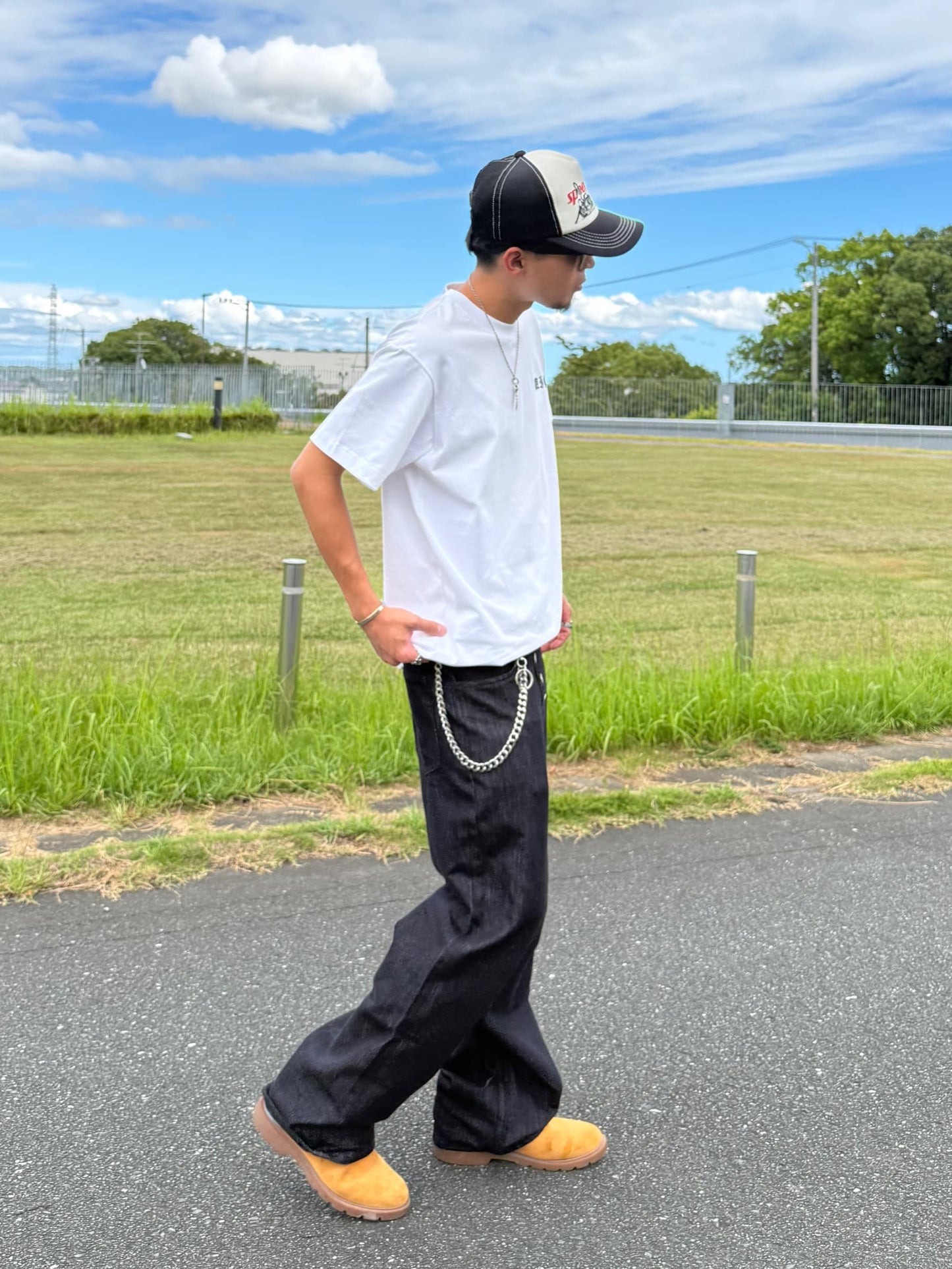 【即納】ボタンデザインパンツ DPB90231S