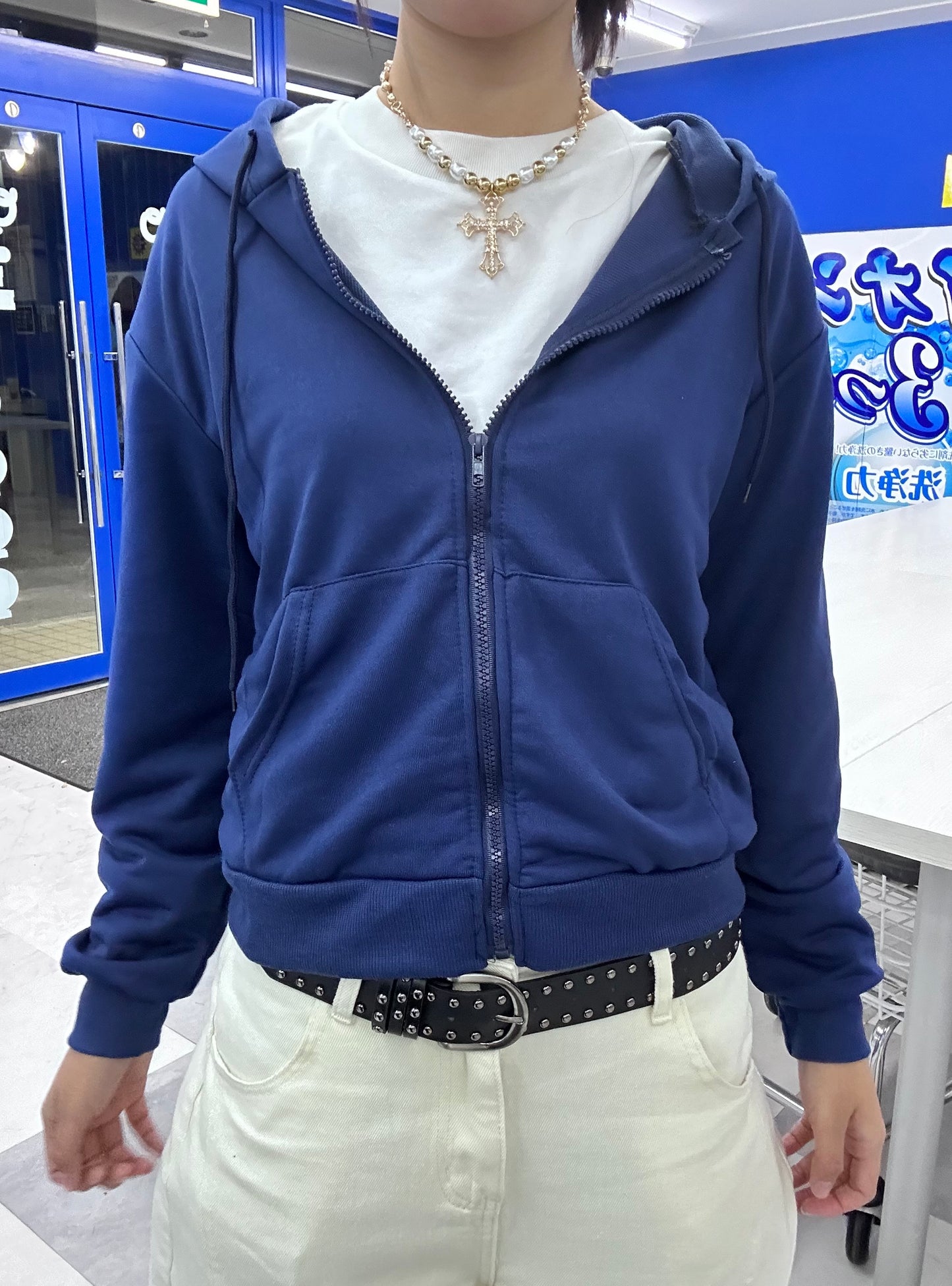 ショートジップパーカー DPB92053