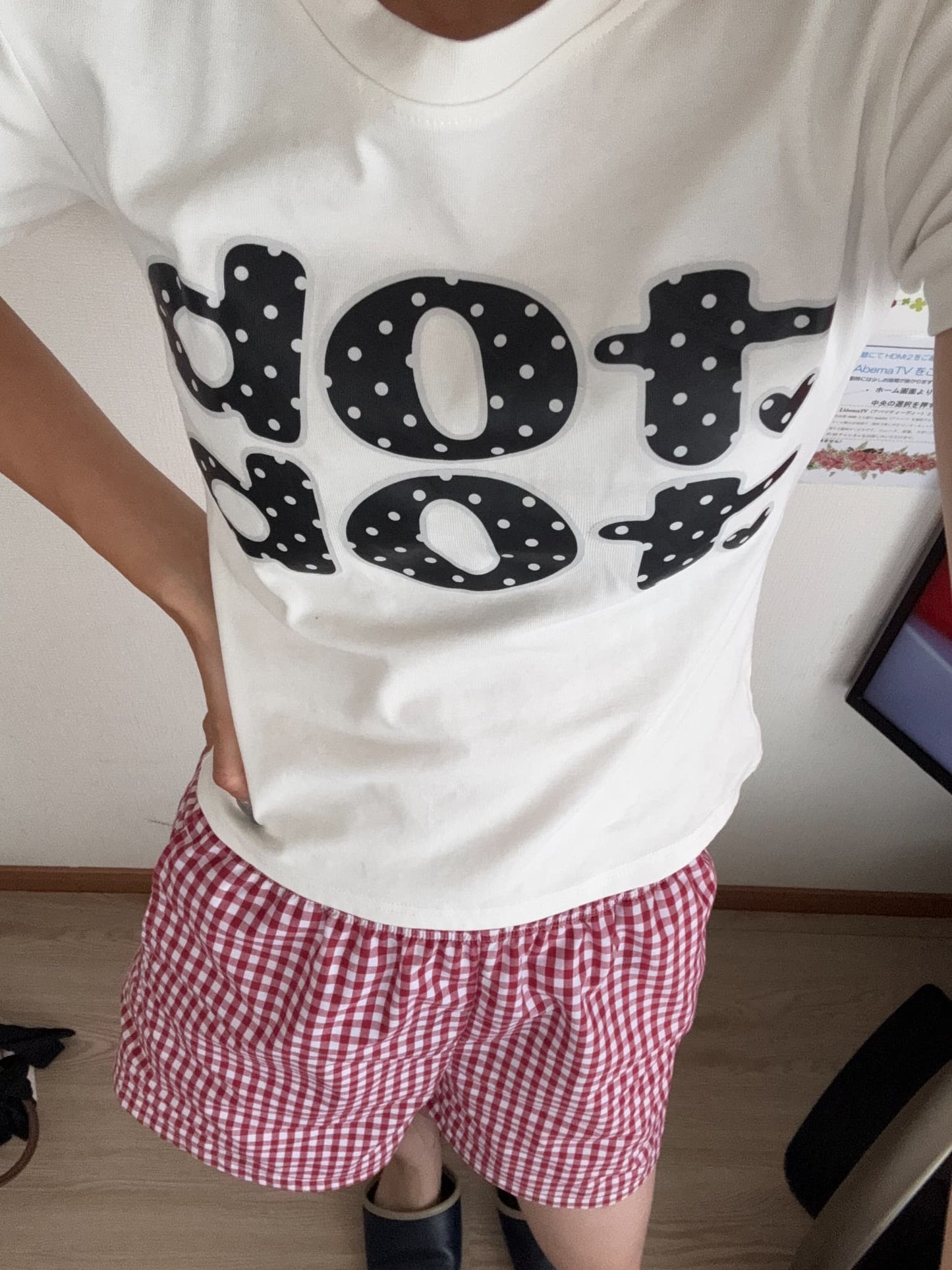 ドットレタリングミニTシャツ DPC07043