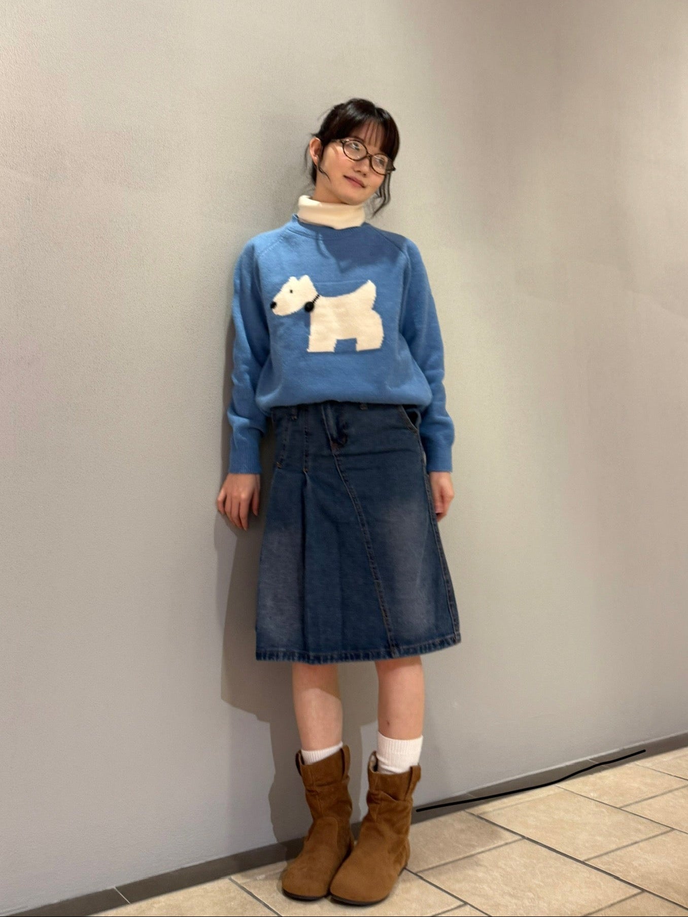 ライトブラウンショートブーツ DPA43691