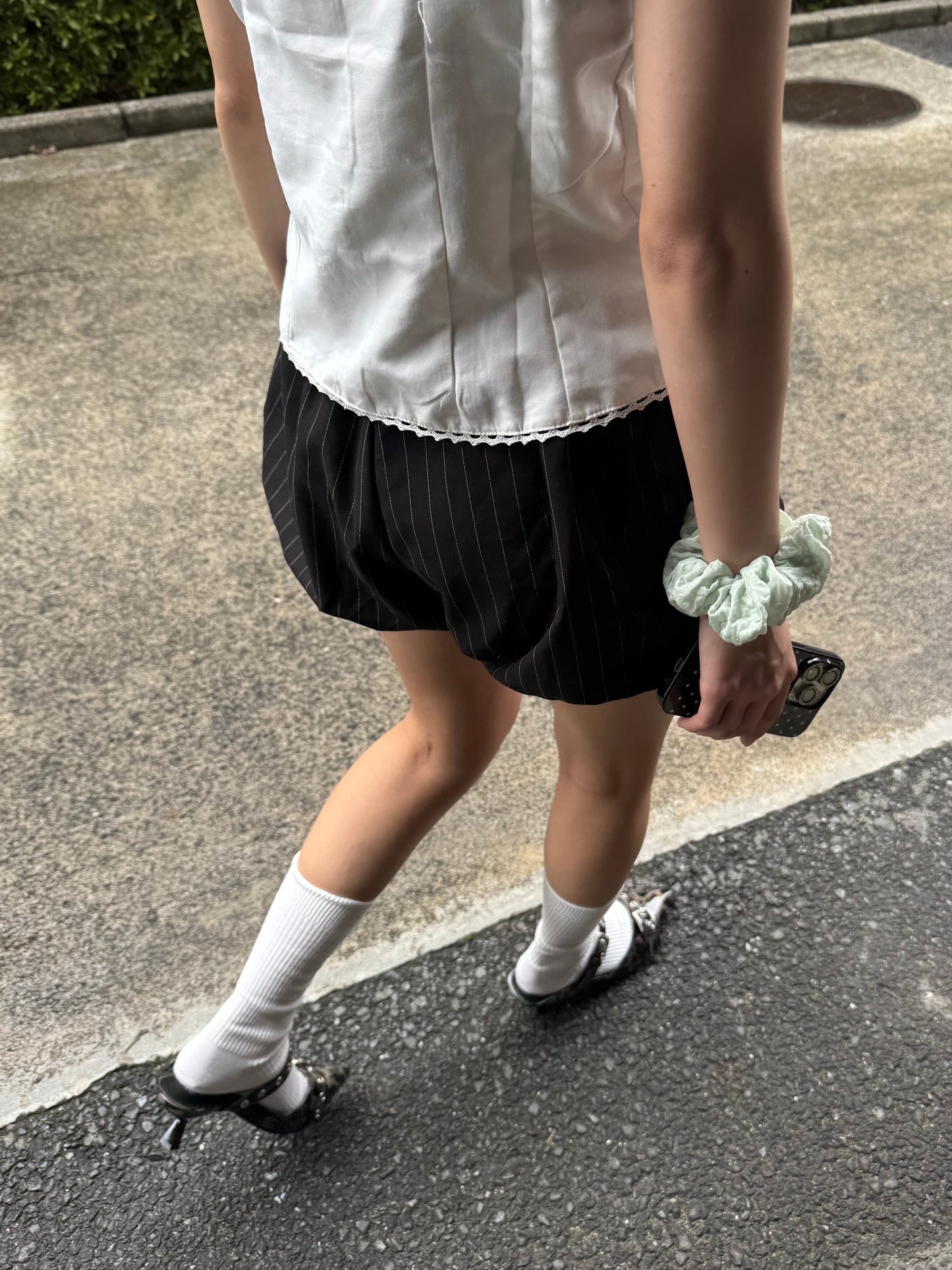 ストライプバルーンショートパンツ DPB93123
