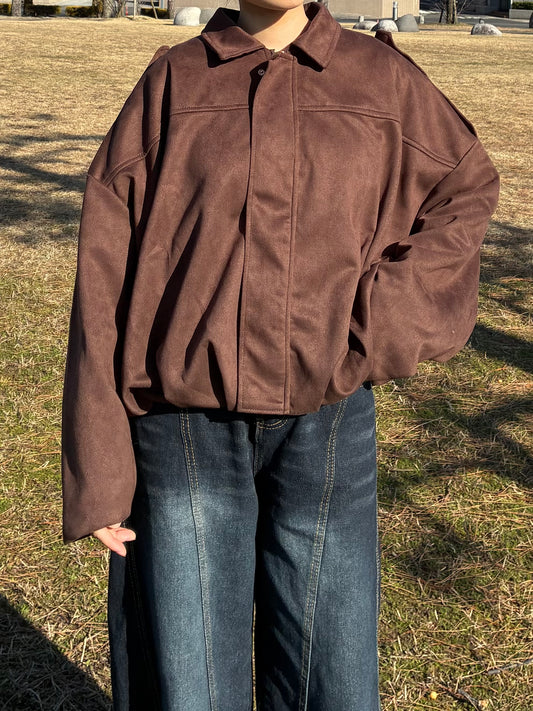 ブラウンスエードジャケット DPA61453