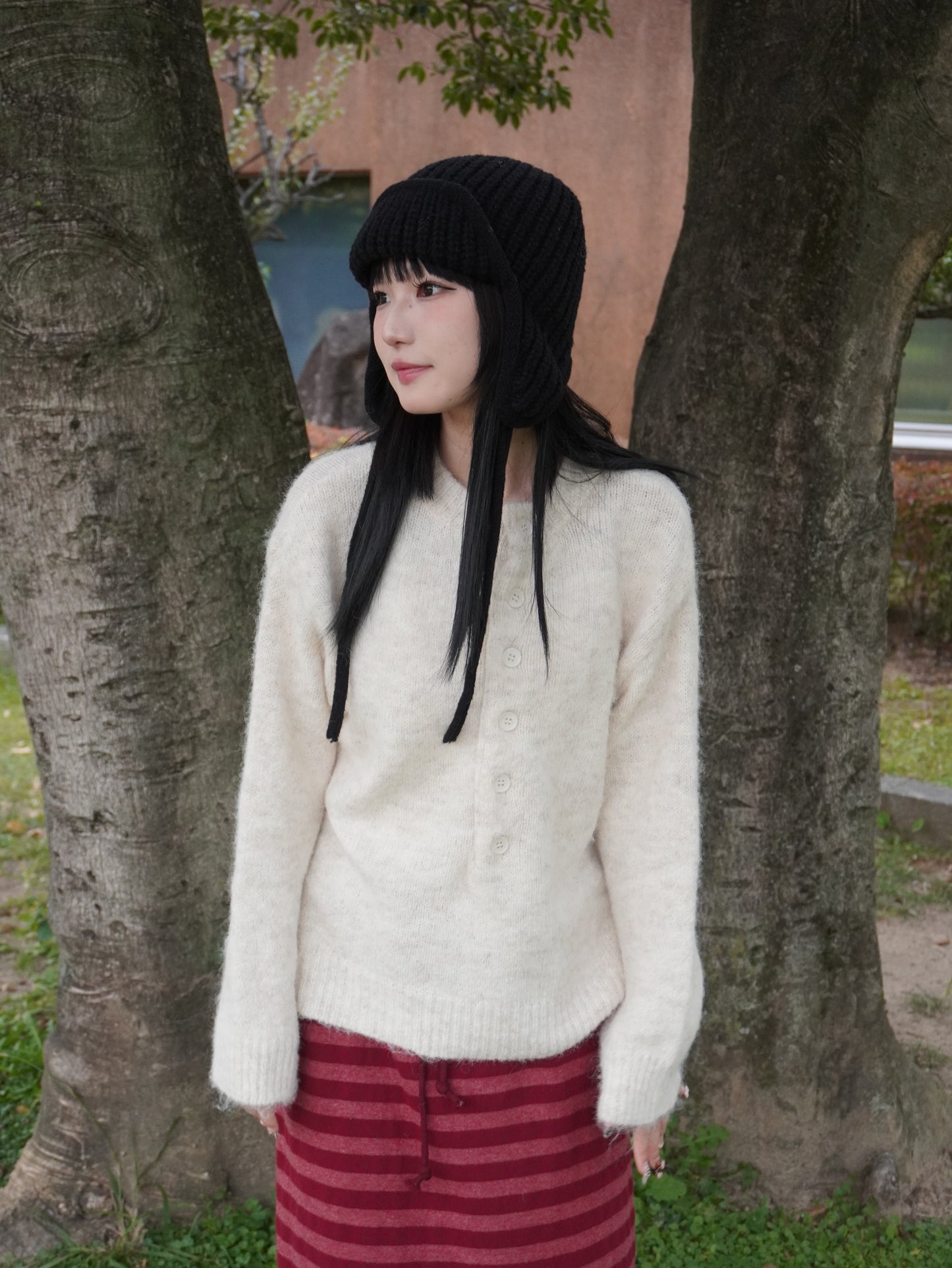 ヘンリーネックニット DPB85394