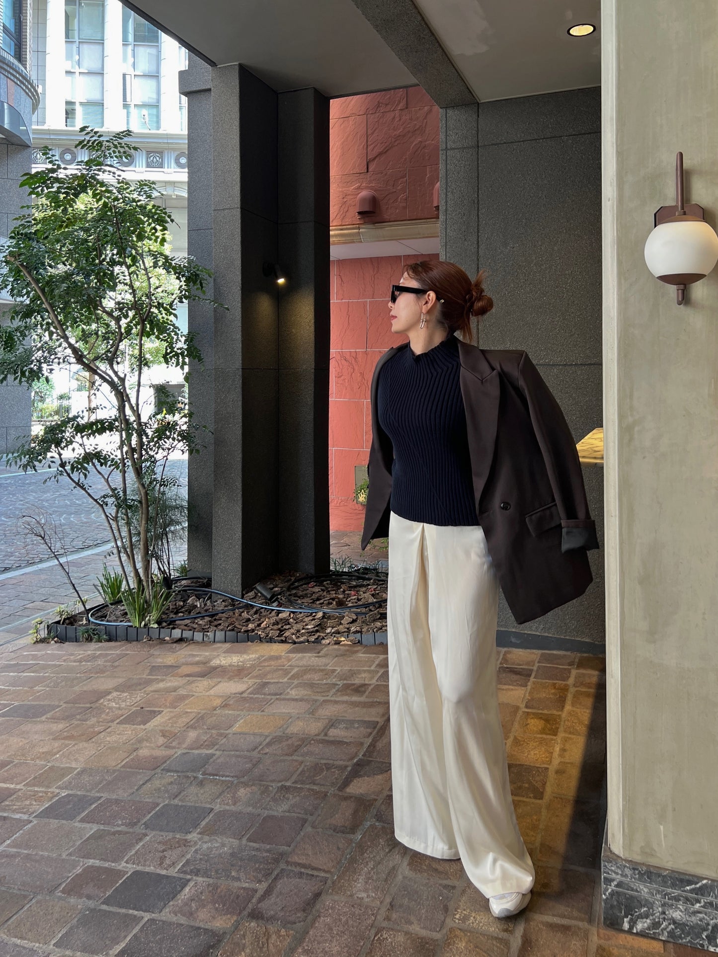 ボトルネックリブニット DPB56368