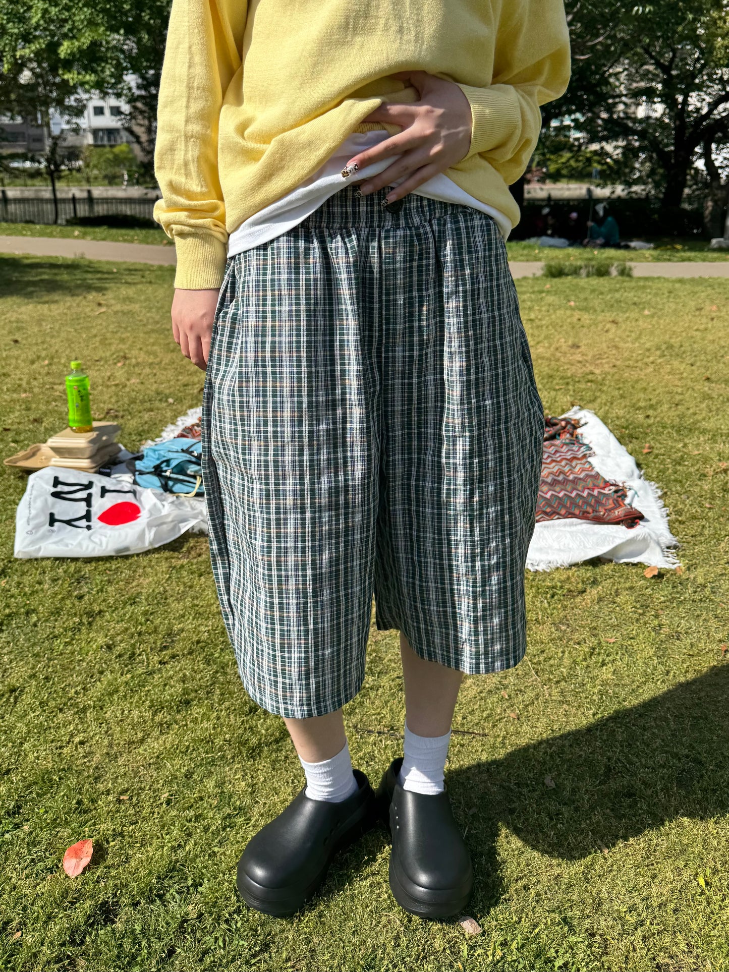 カジュアルチェックパンツ DPB85212