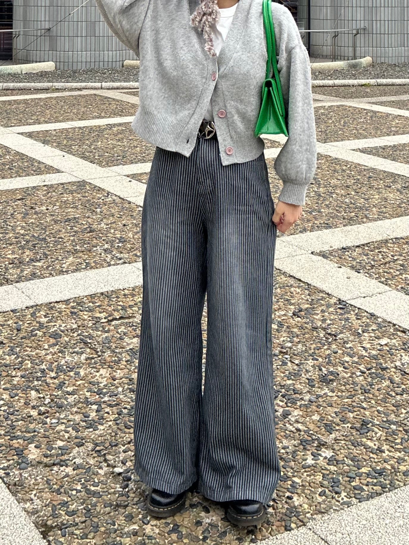 ストライプストレートパンツ DPA61445