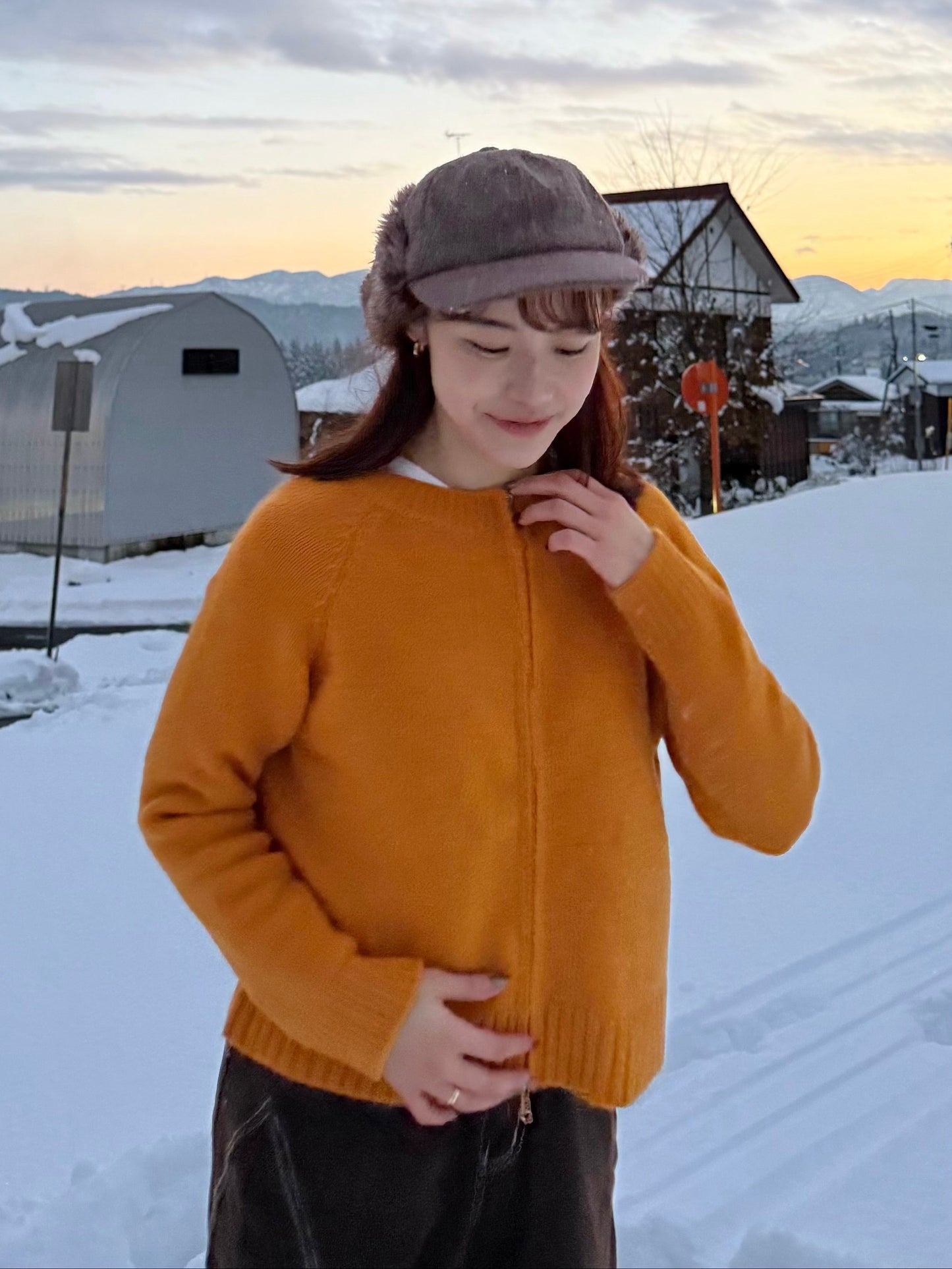 ダブルジップカラーニット DPB47478