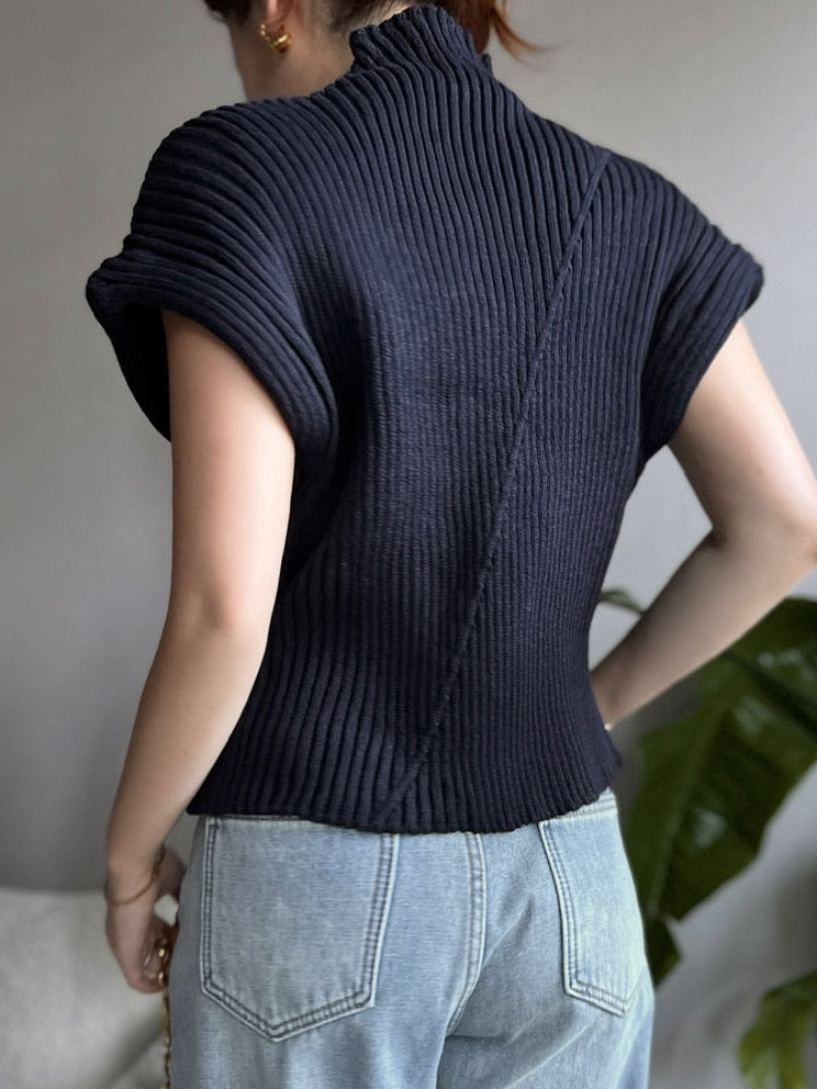 ボトルネックリブニット DPB56368