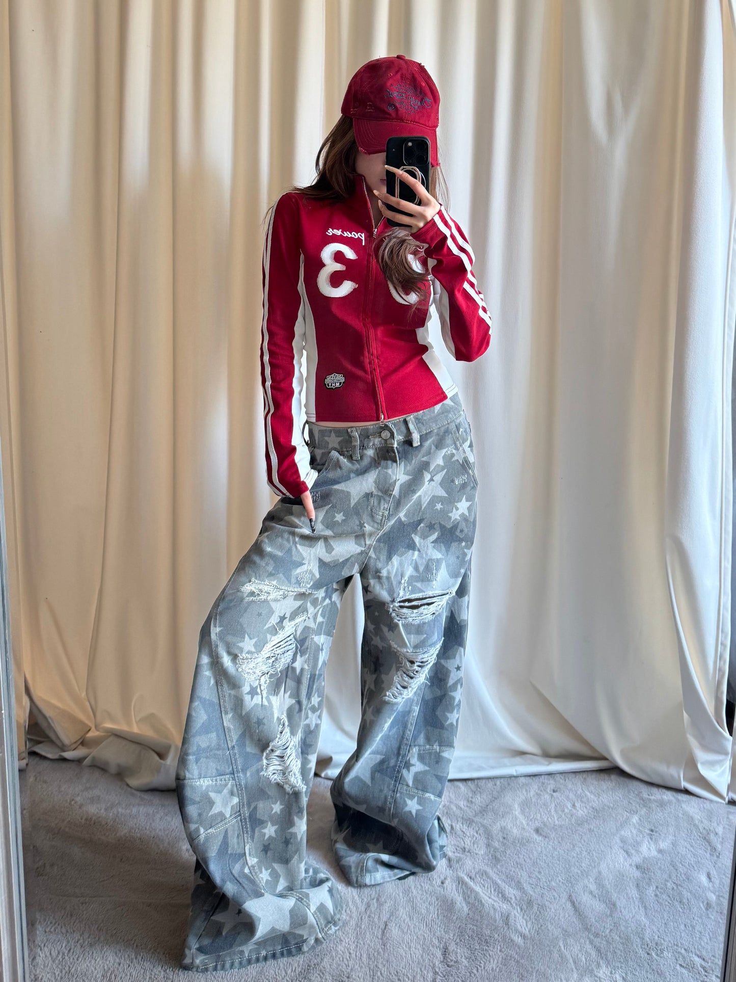 スターダメージデニムパンツ DPB86202