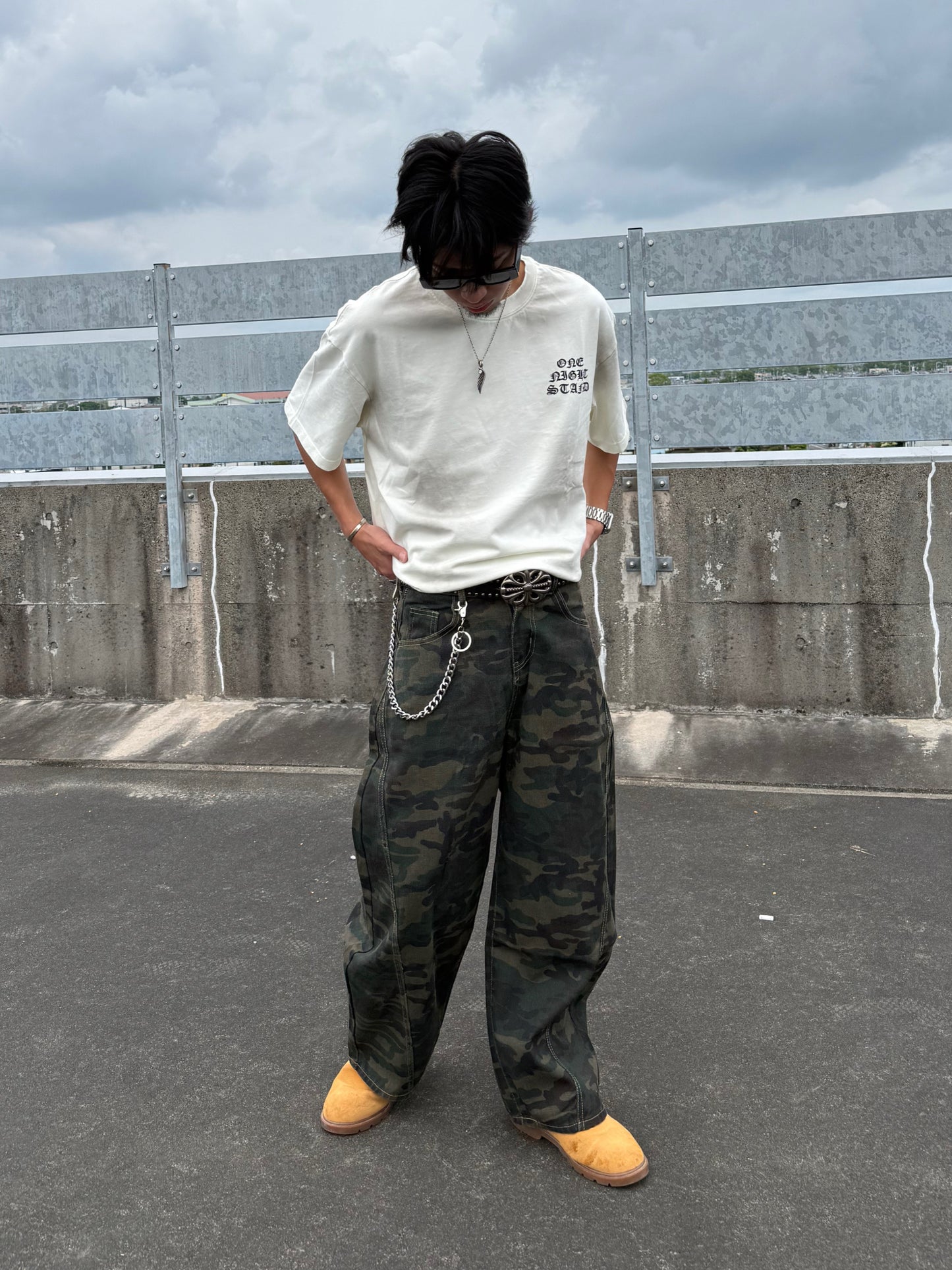 【即納】カモフラカーブシルエットパンツ DPB90226S