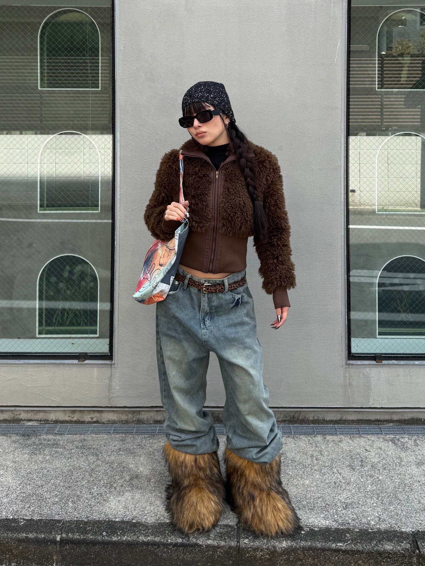 ウエストスリムファージャケット DPB86138