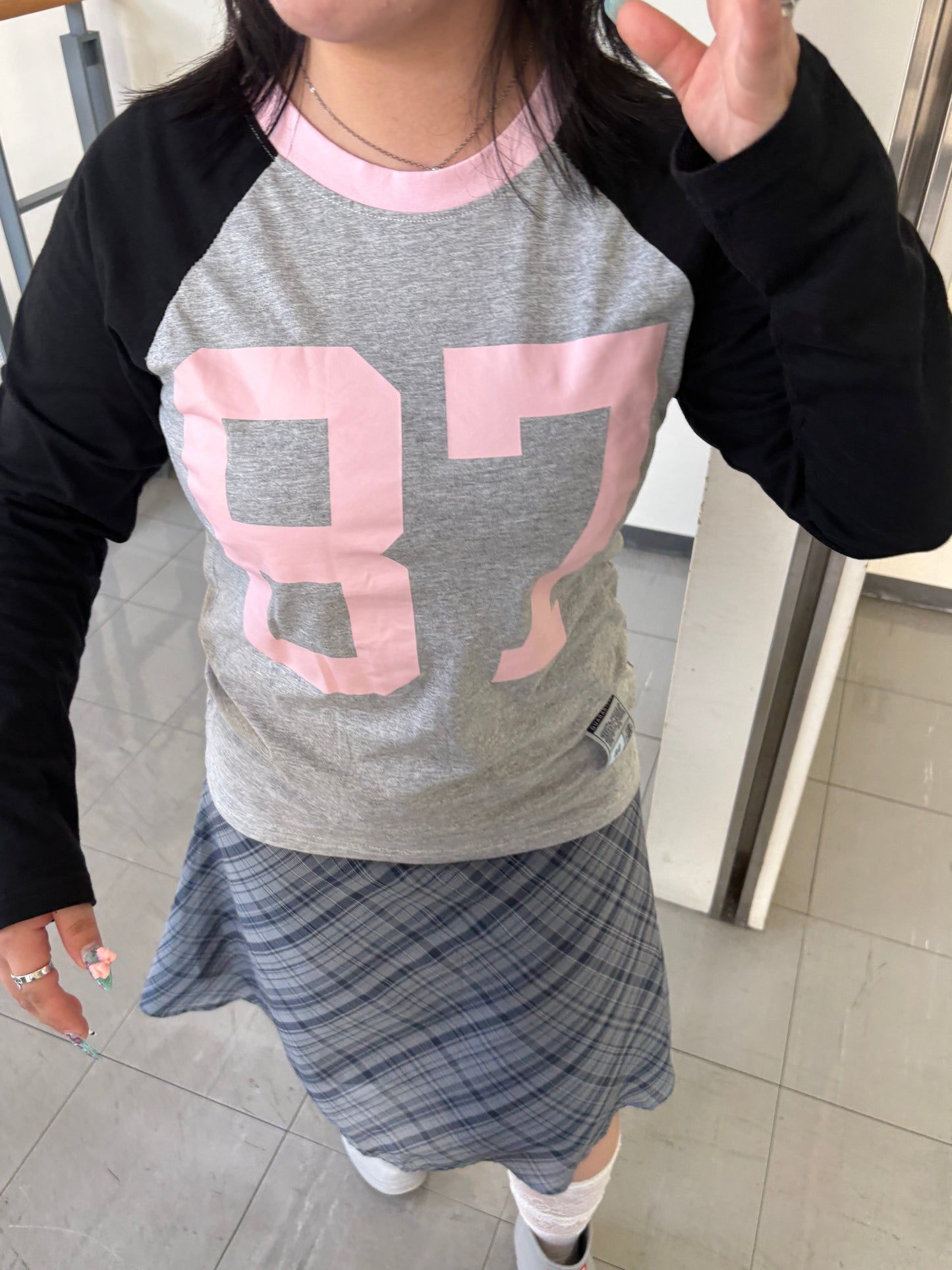 ナンバーラグランTシャツ DPB97076