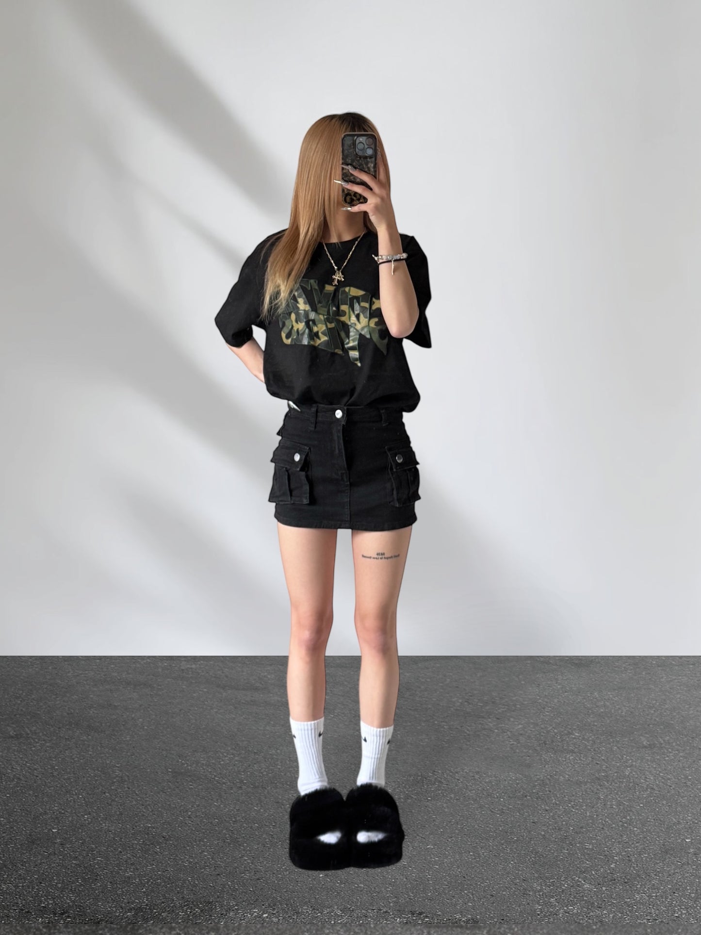 カモフラロゴTシャツ DPB42139