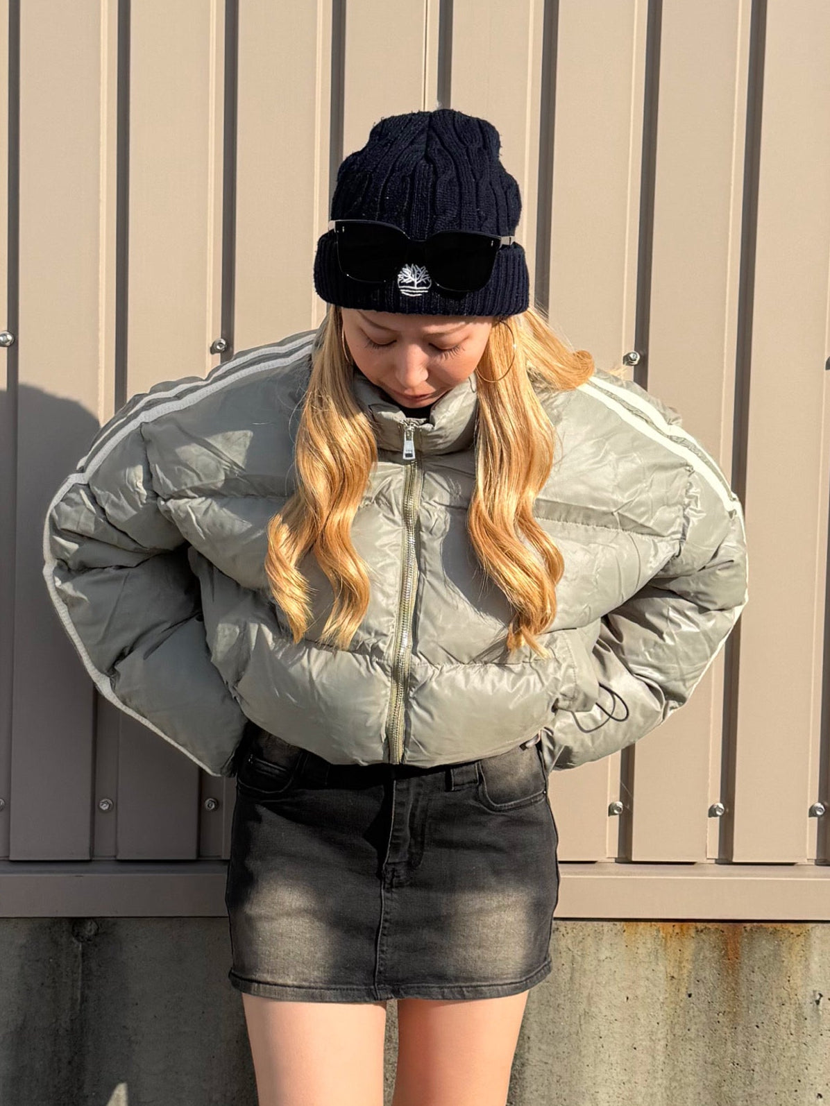 ラインショートダウンジャケット DPB73541