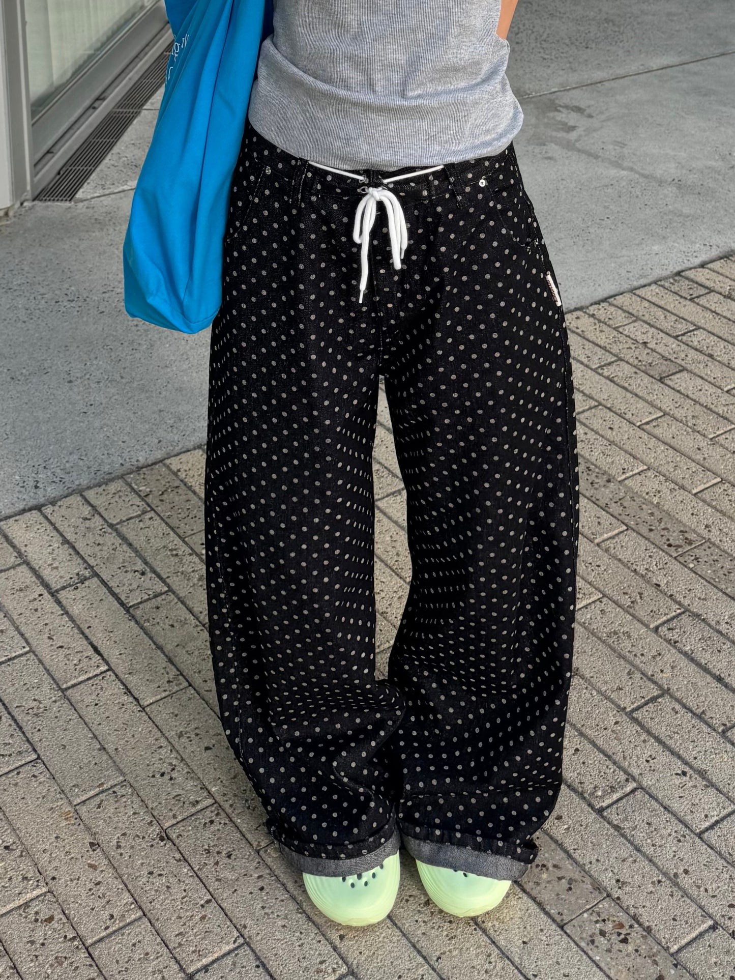 ドットワイドデニムパンツ DPB85316