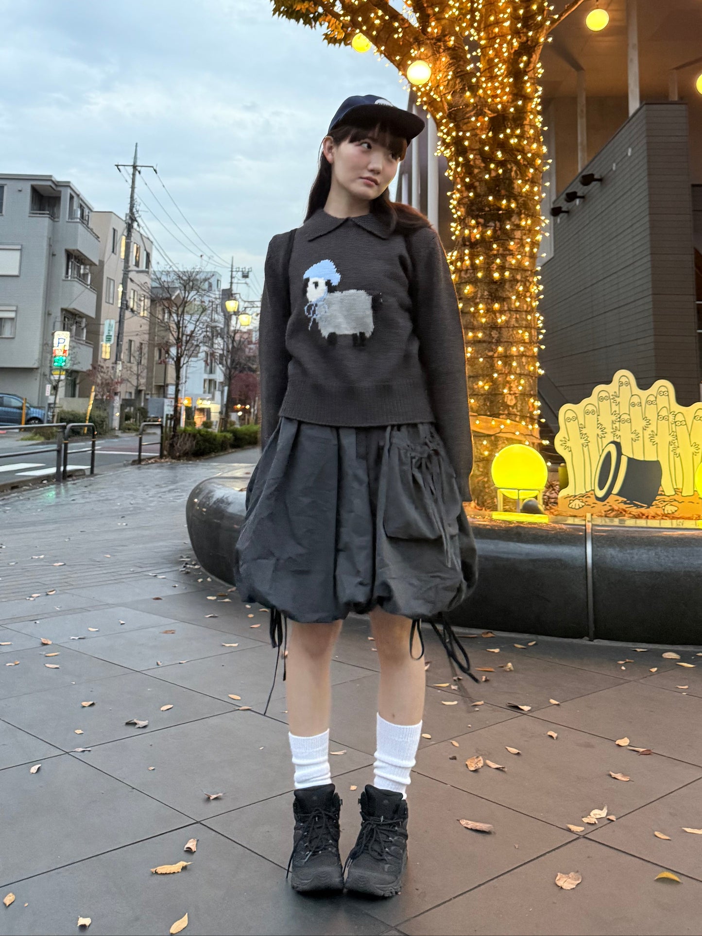 シープステッチカラーニット DPA43717