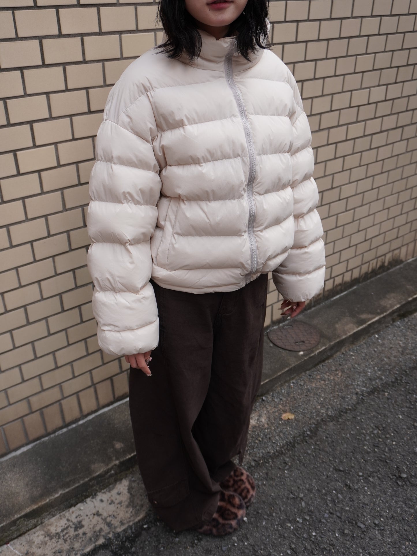 ロワーポケットブラウンカーブパンツ DPB85393