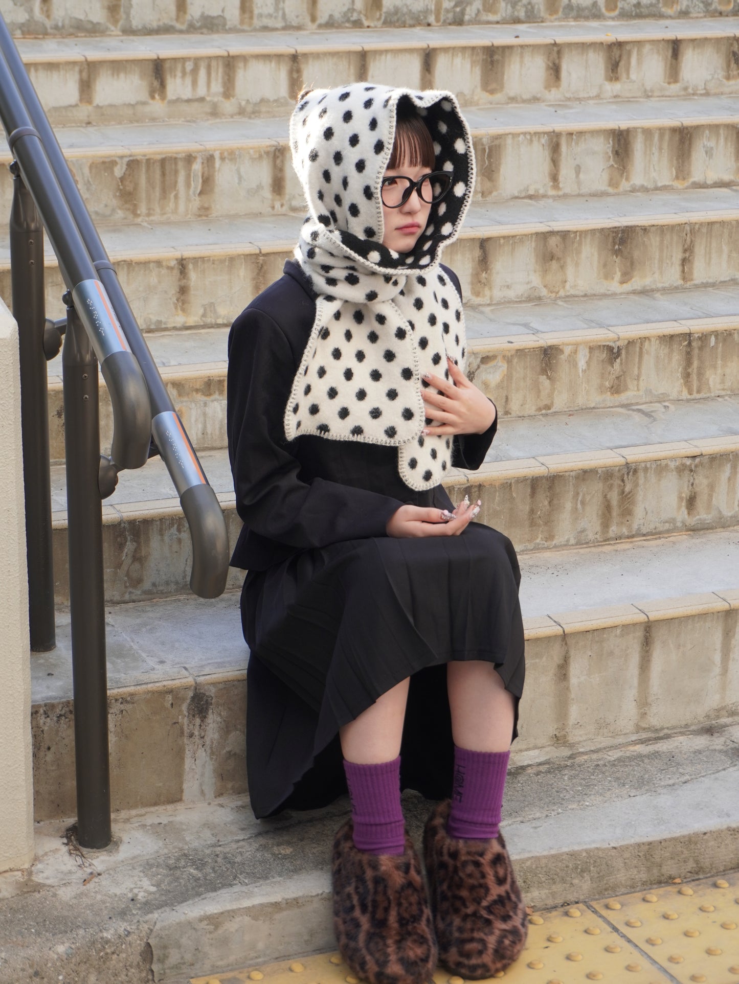 ドットバイカラーマフラー DPB85384