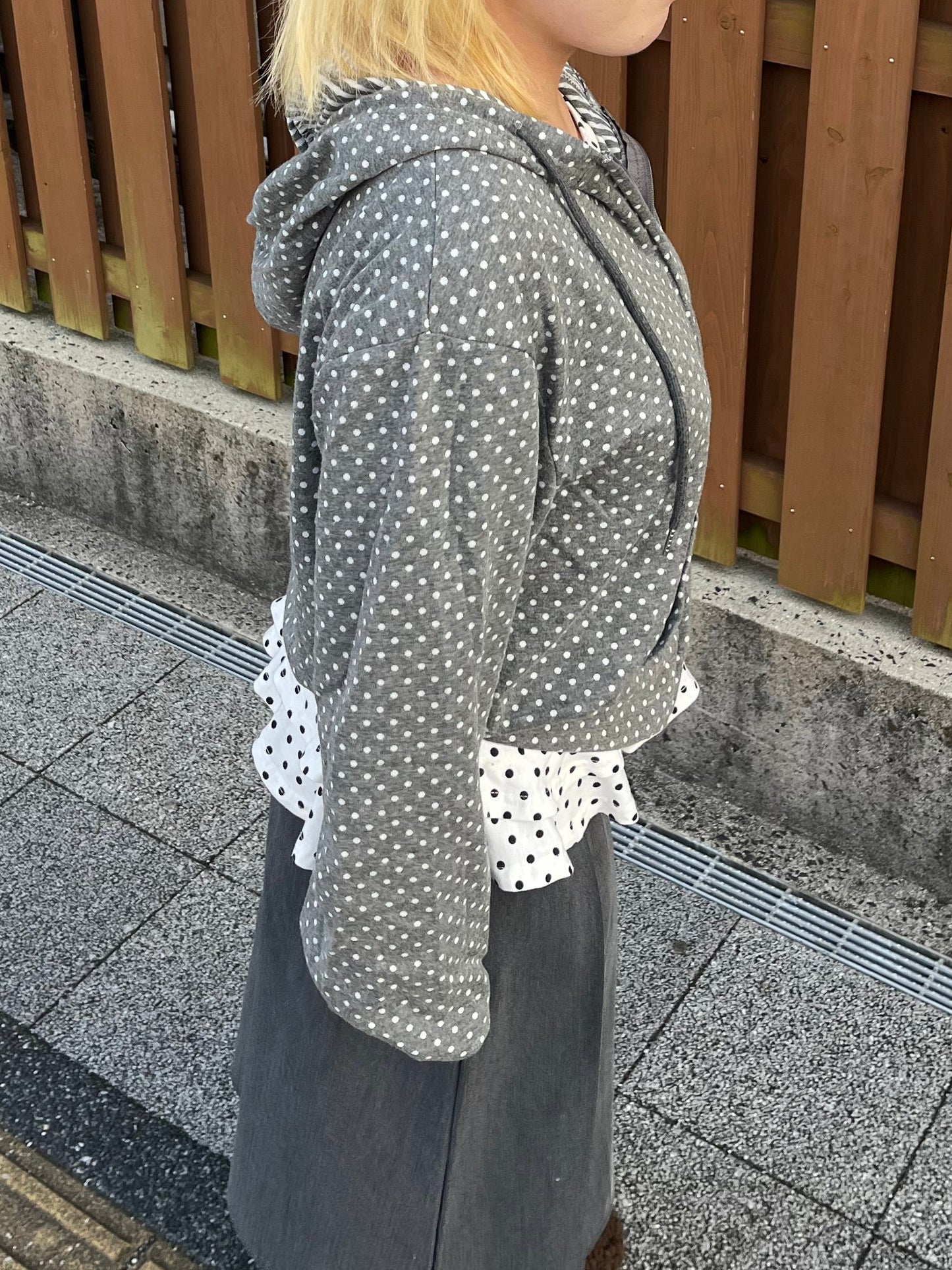 ストラップドットパーカー DPB97081