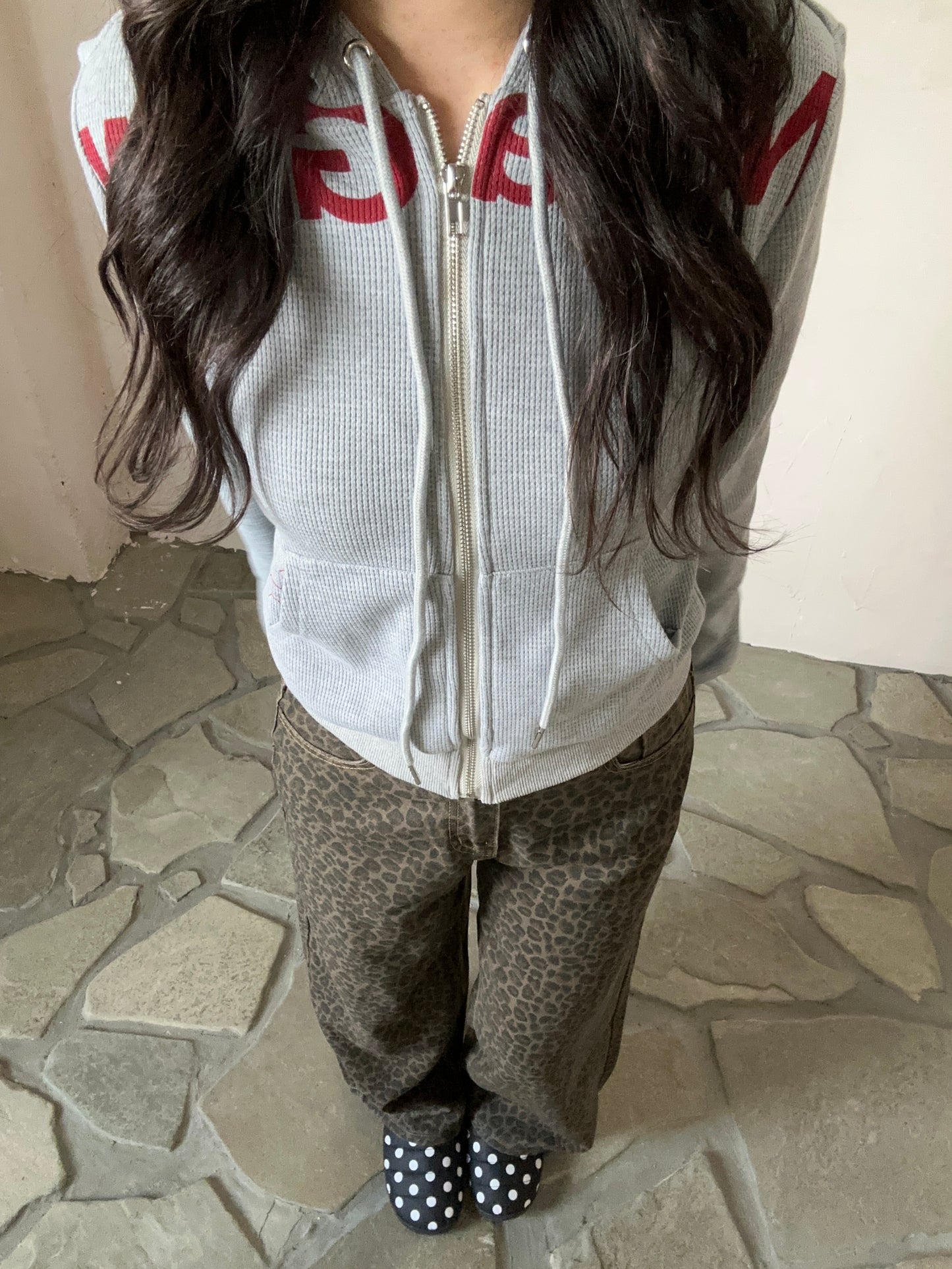 レオパードデニムパンツ DPB95068