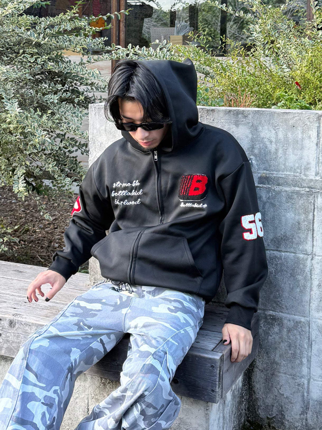 ポイントロゴジップパーカー DPB90061