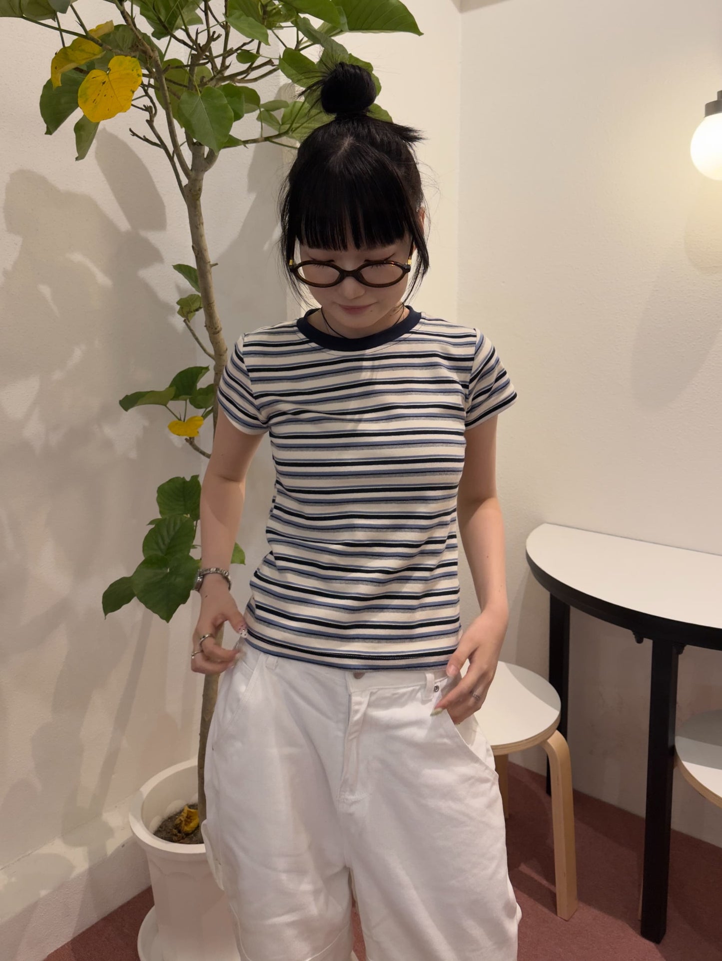 ボーダーミニTシャツ DPB85579