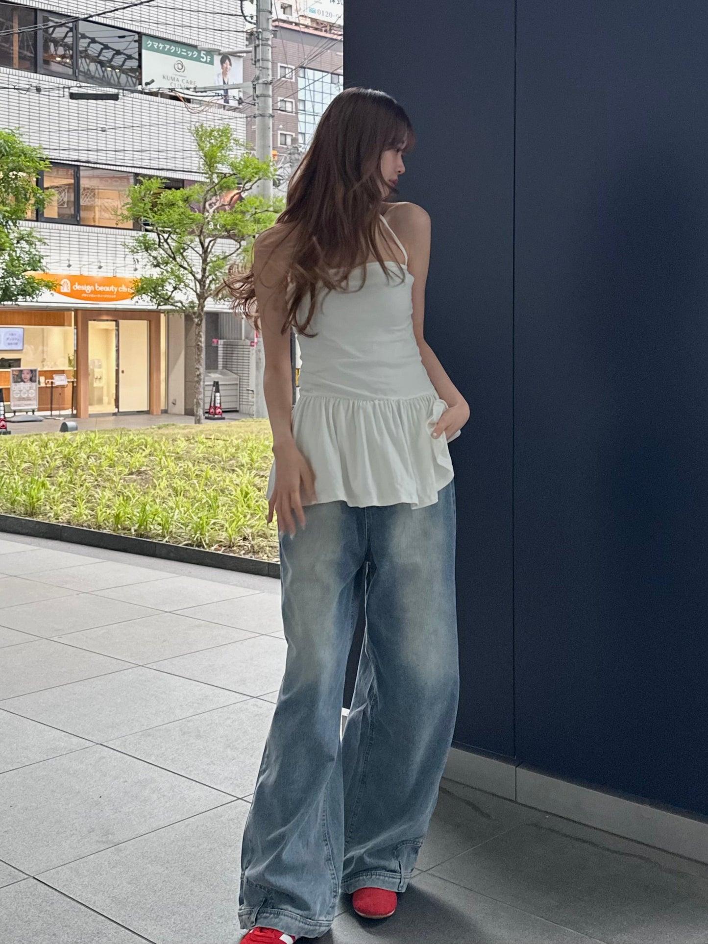 アップサイドダウンデニムパンツ DPB81069