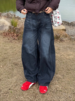 ロゴルーズワイドデニムパンツ DPC01032