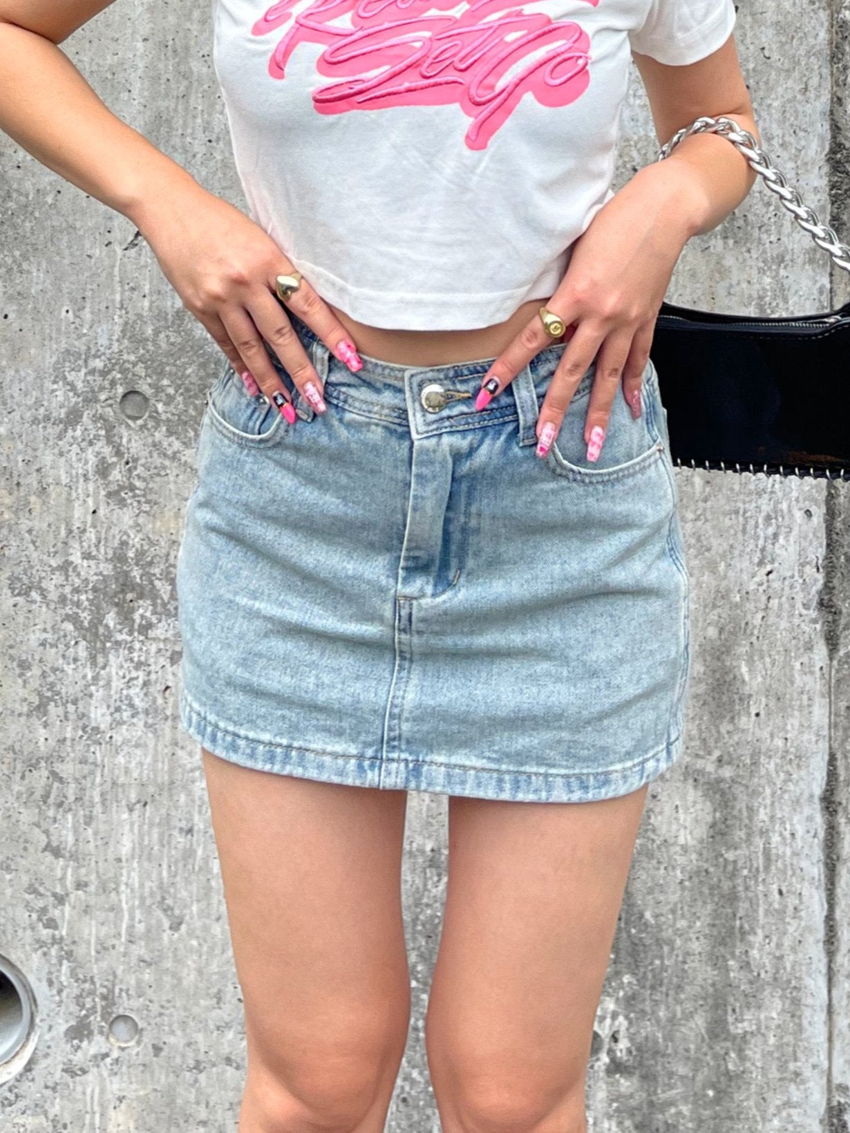 Pave Frilled Back Skirt レディーススカート ランダムレースティアードスカート | レディースファッション