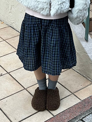 ミディアムチェックスカート DPB97039