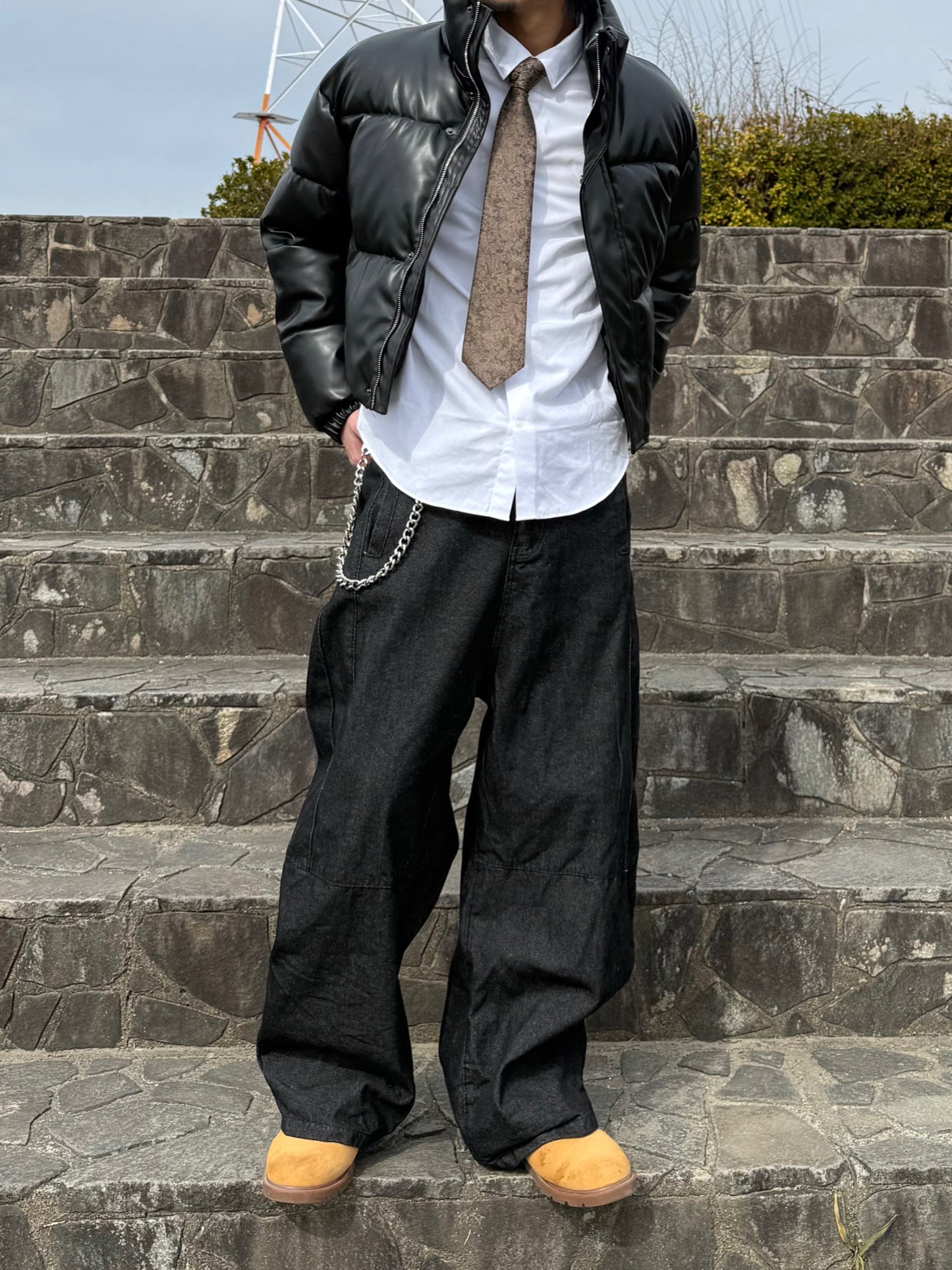 ストリートワイドデニムパンツ DPB90157
