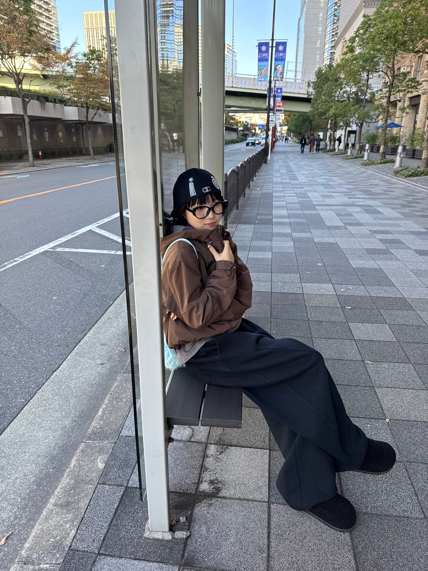 ニットベルトバルーンスウェットパンツ DPB85360