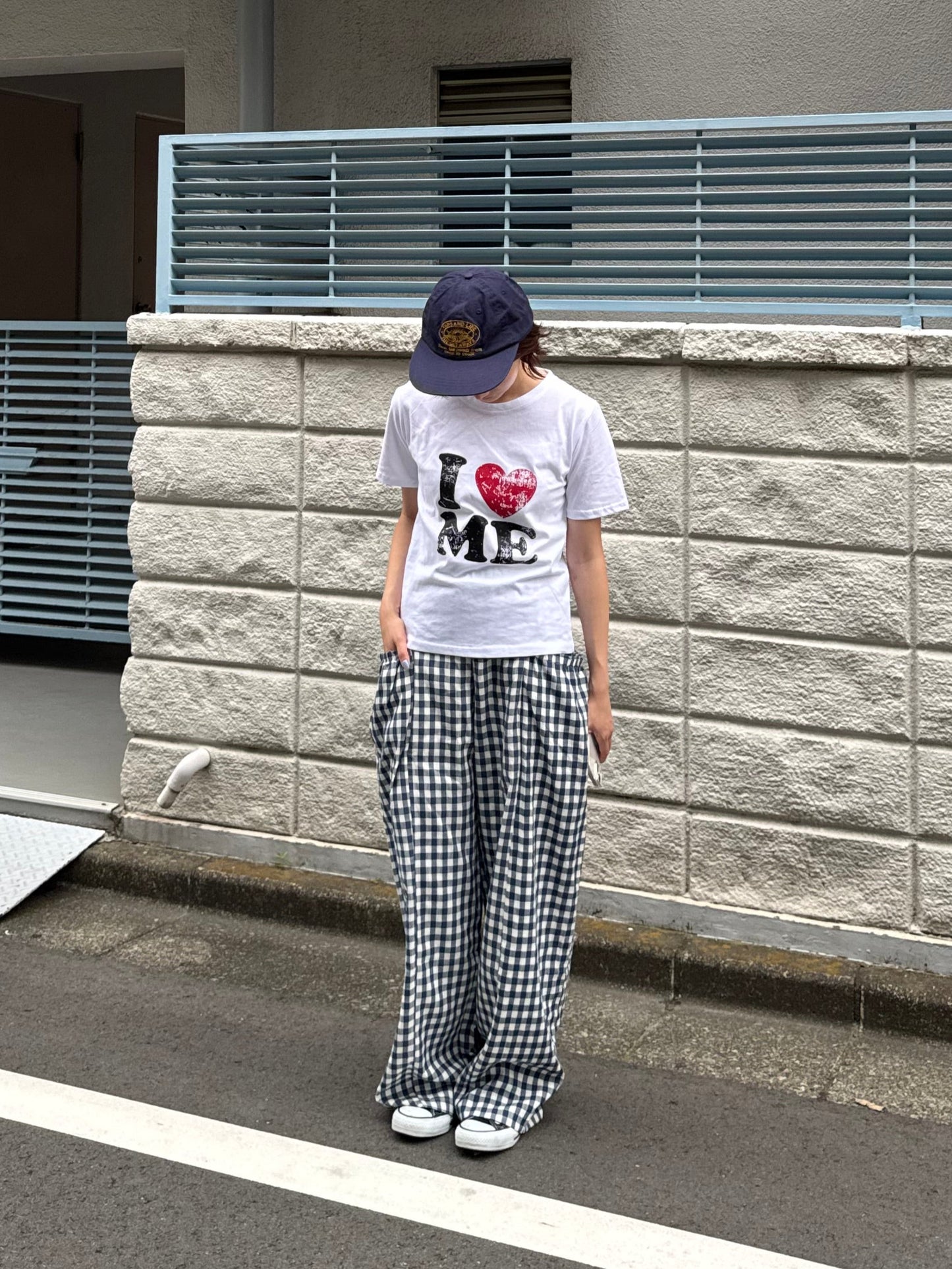 サイドポケットチェックパンツ DPB91014