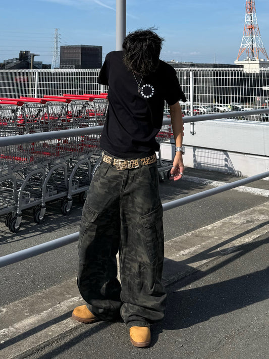 Kenshin_ダークカラーカモフラデニムパンツ DPB73413