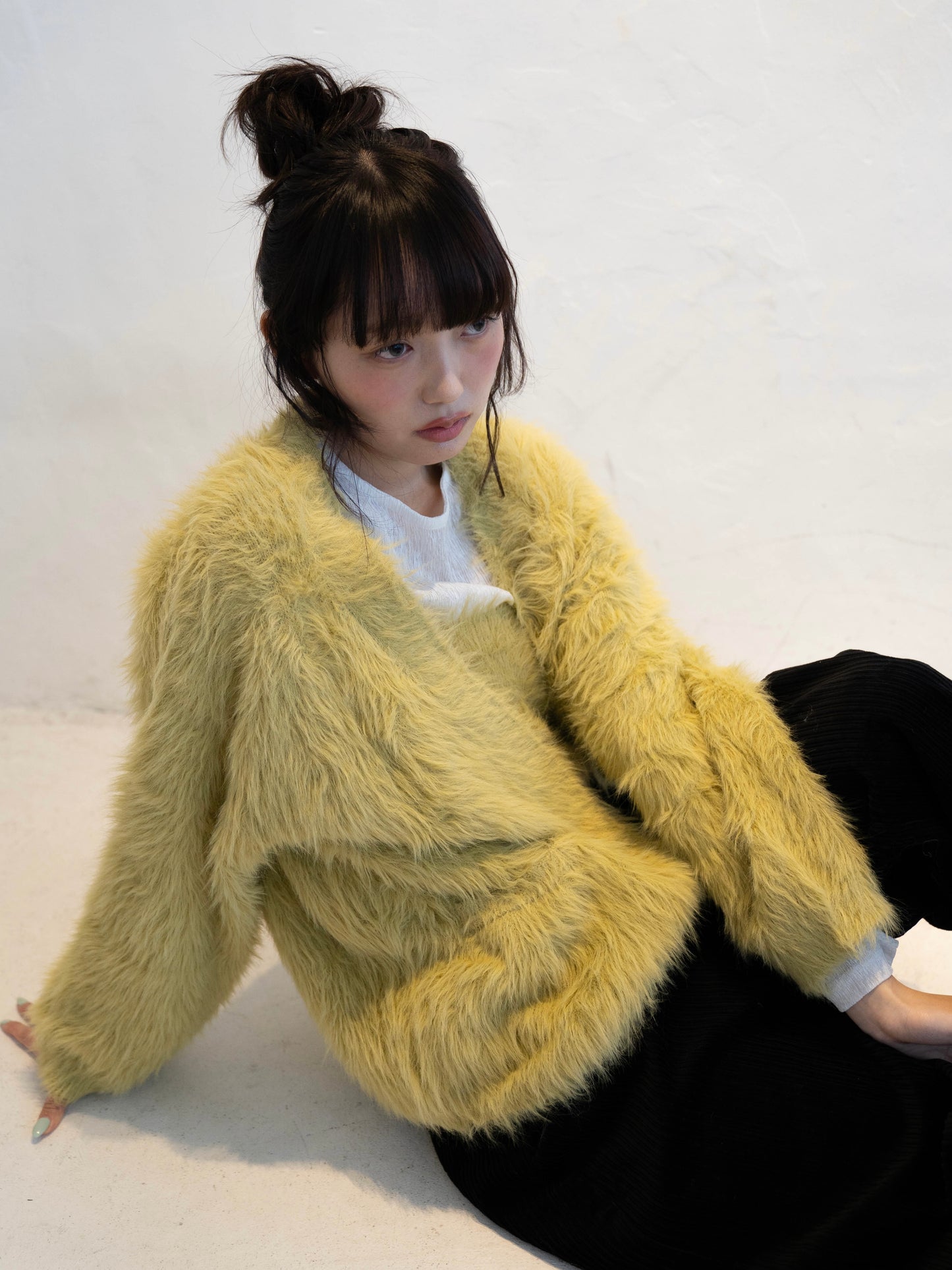 シャギーニットカーディガン DPC02003