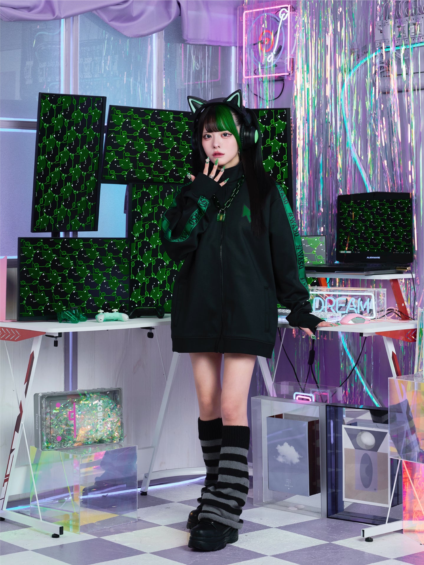 【ゆら猫】Gaming jersey　トップス