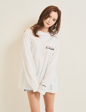 K.ADAMSロゴロングスリーブTシャツ