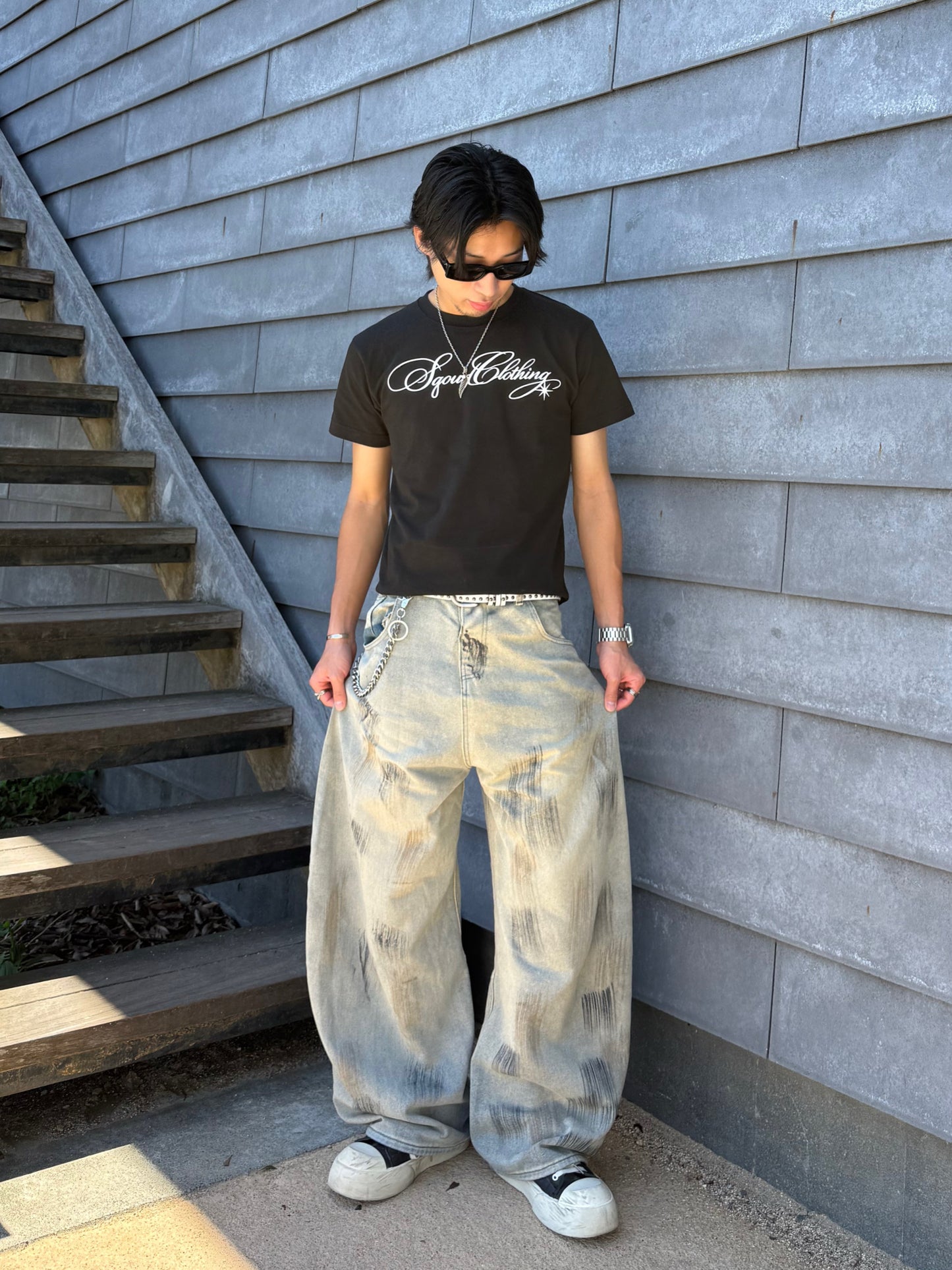 ダメージデニムパンツ DPB90191