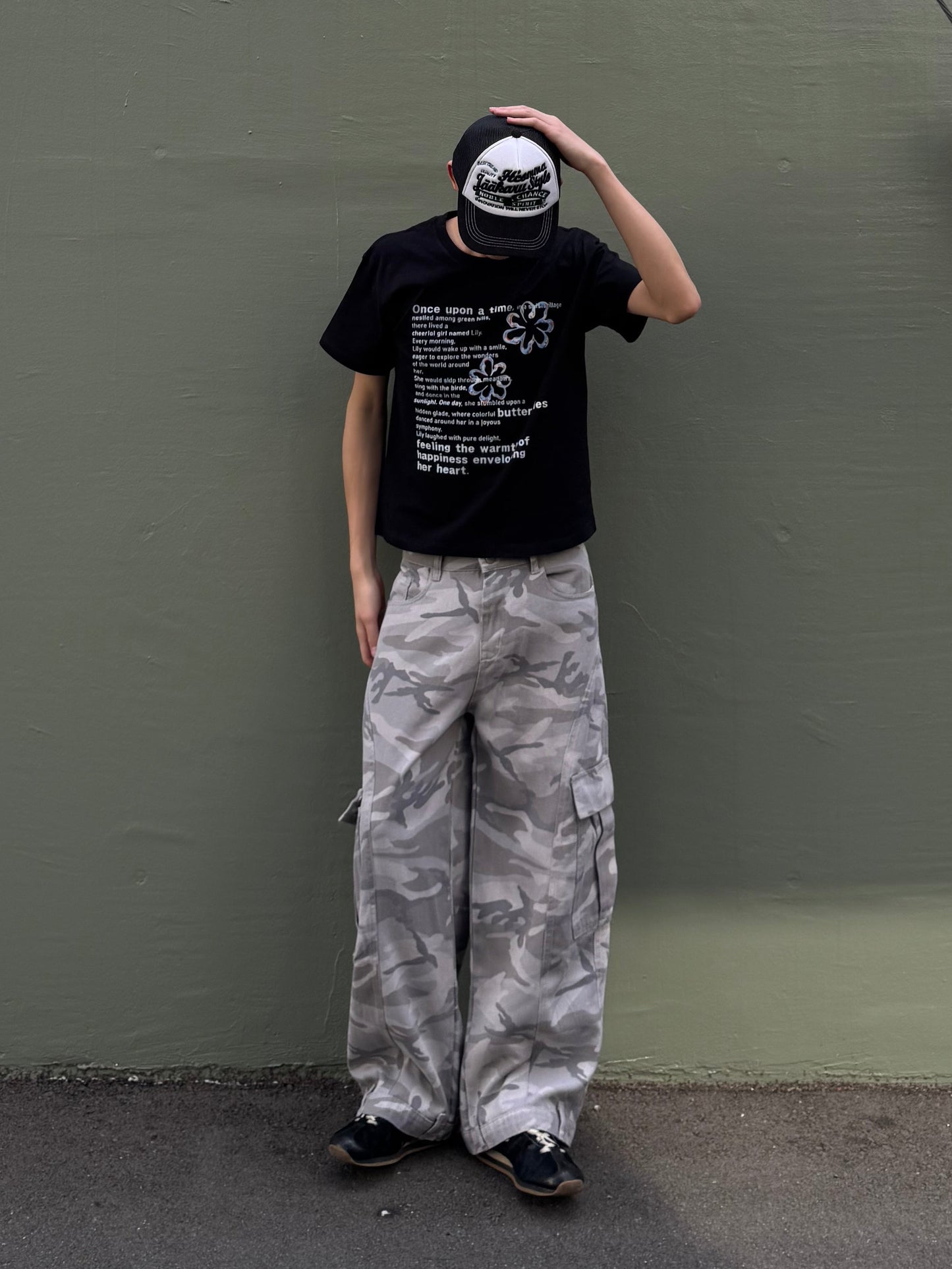 フラワーニュアンスTシャツ DPC05041