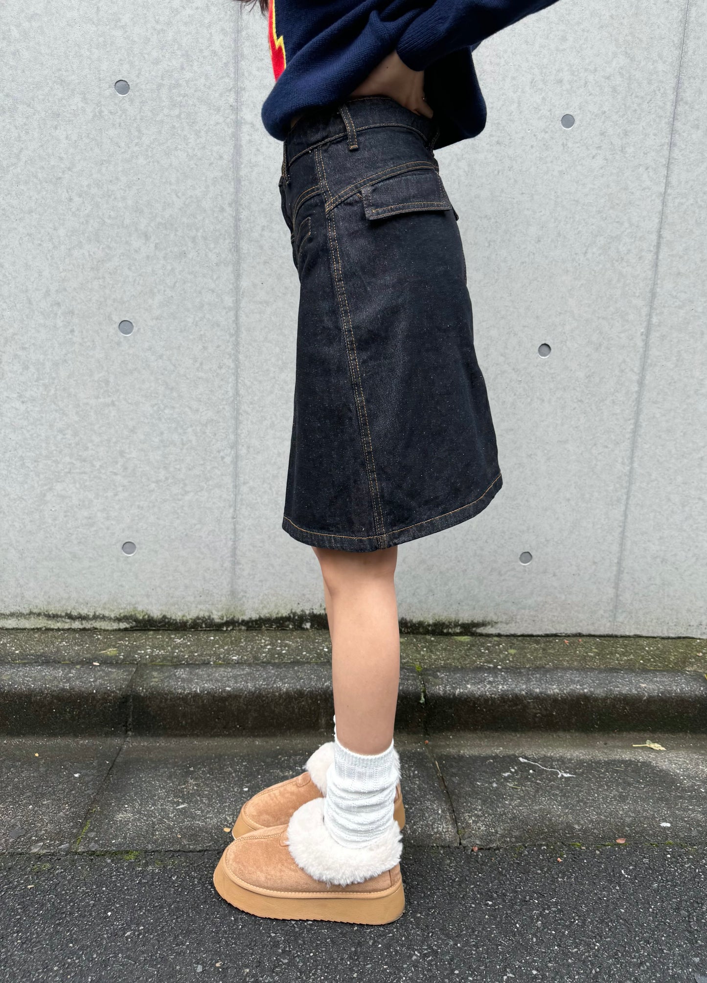 Aラインデニムスカート DPB63140