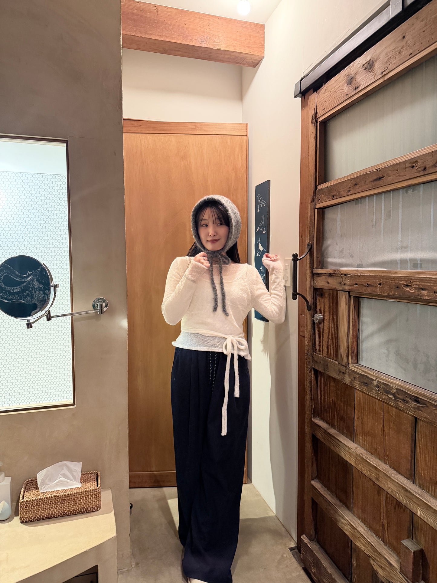 ニットリボンイヤーマフ DPB78250