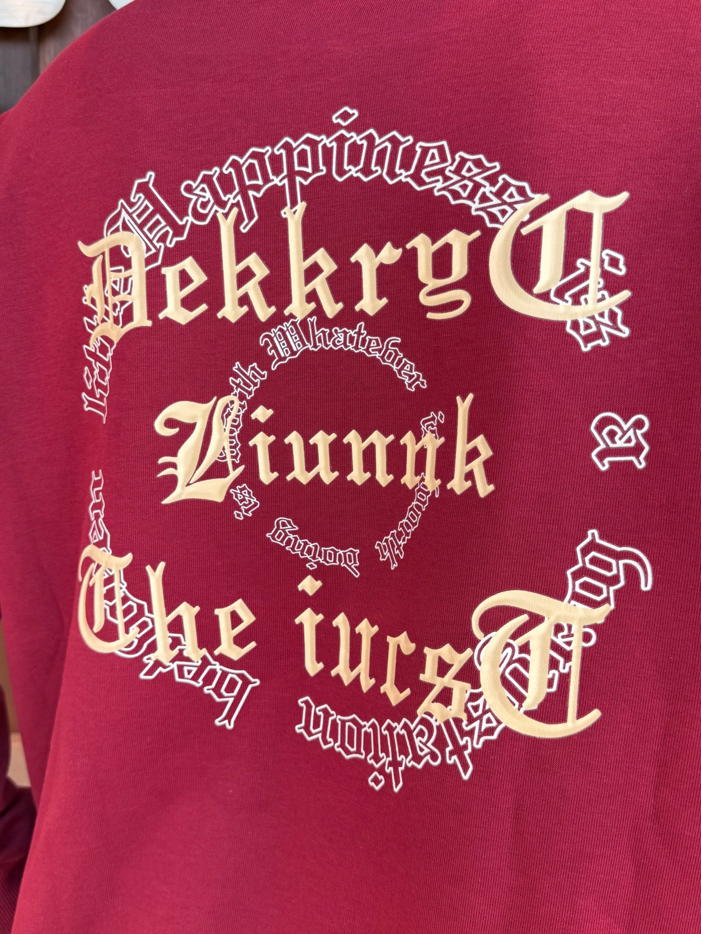 ゴシックレタリングパーカー DPB90038