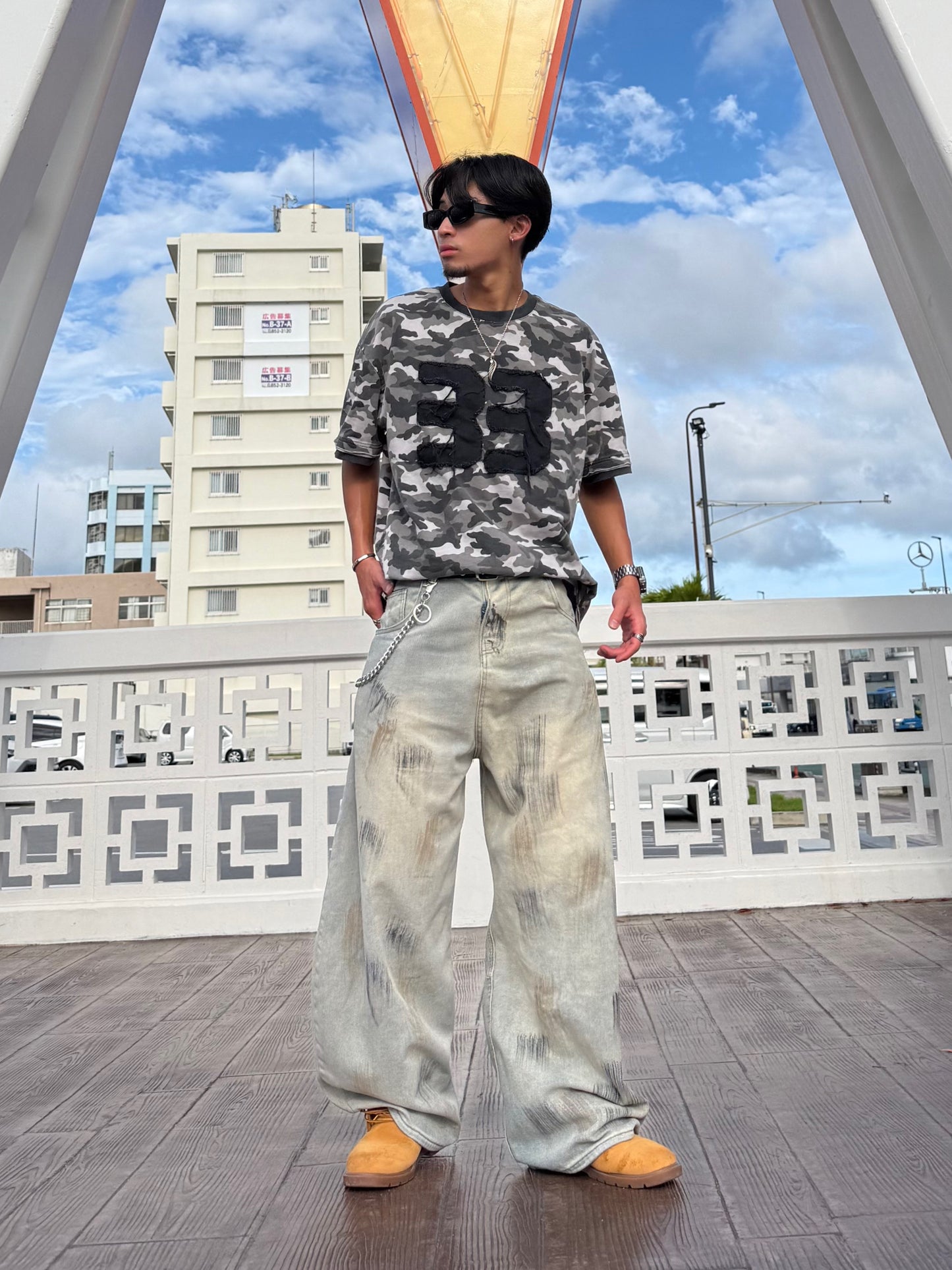 カモフラヴィンテージオーバーTシャツ DPB90230
