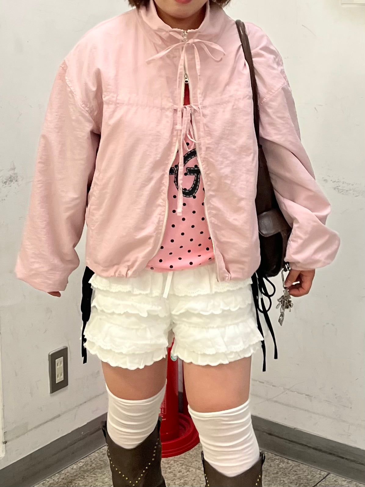 リボンナイロンジャケット DPB97021